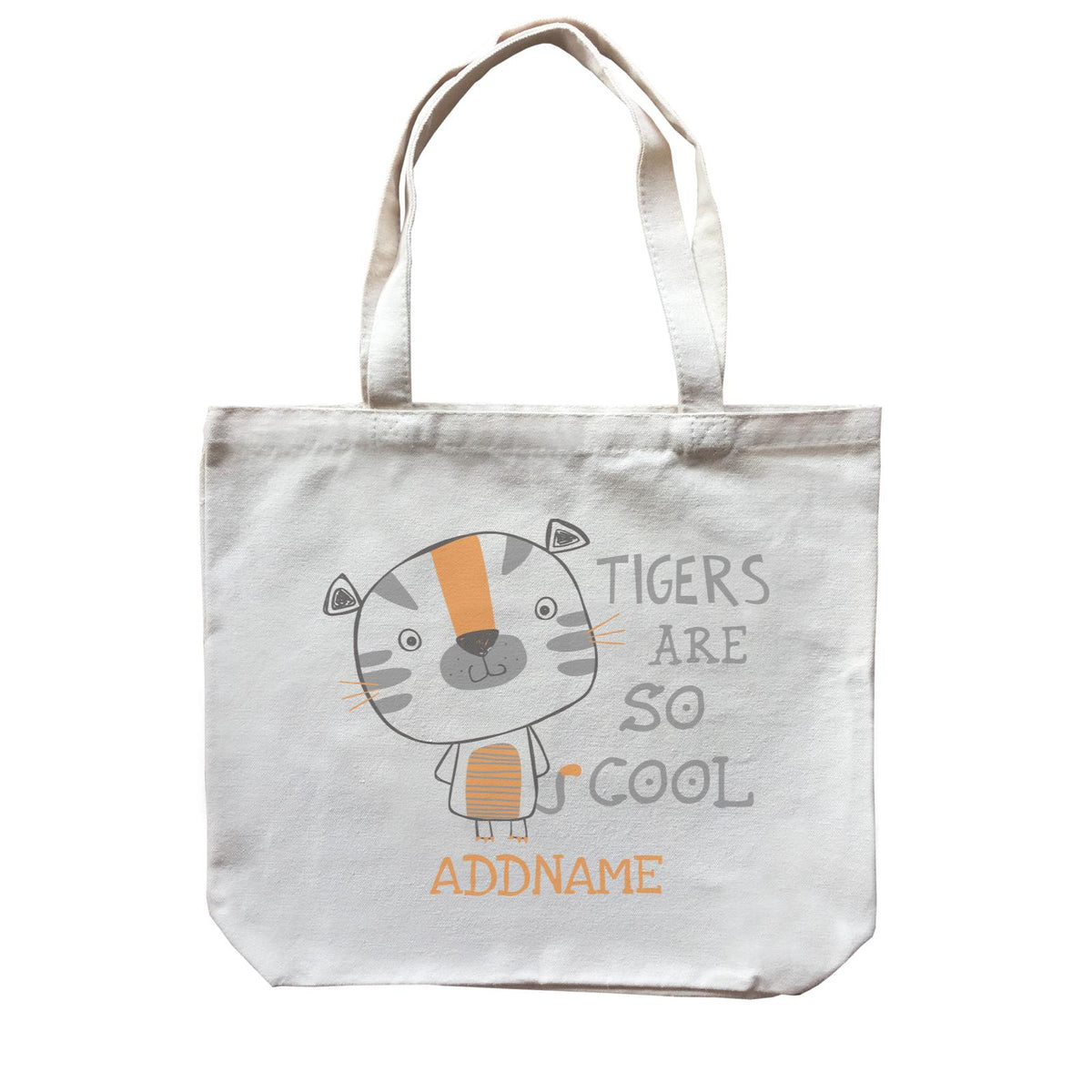 Tigers Are So Cool Addname Canvas Bag