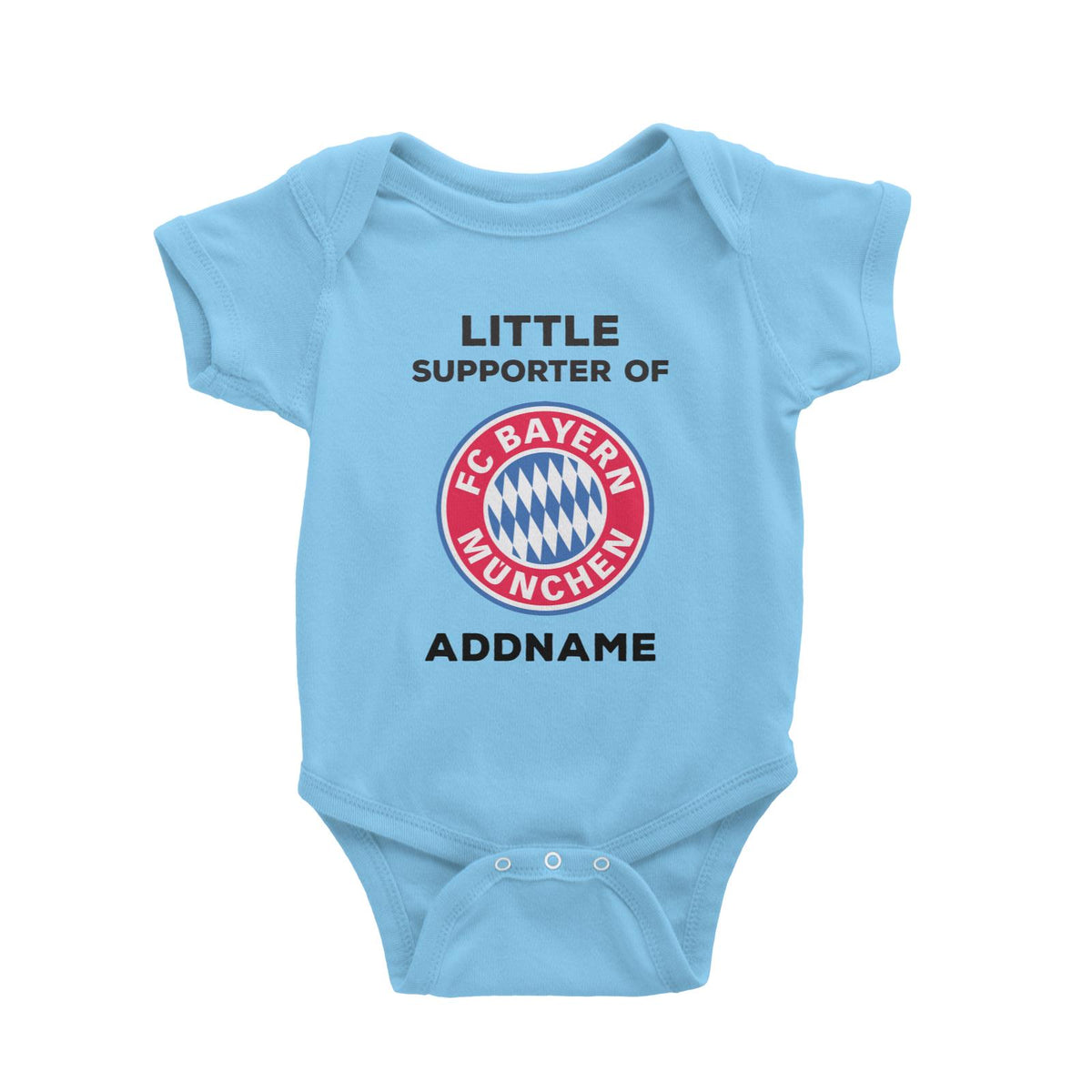 FC Bayern Munich Little Supporter Personalizable with Name Baby Romper
