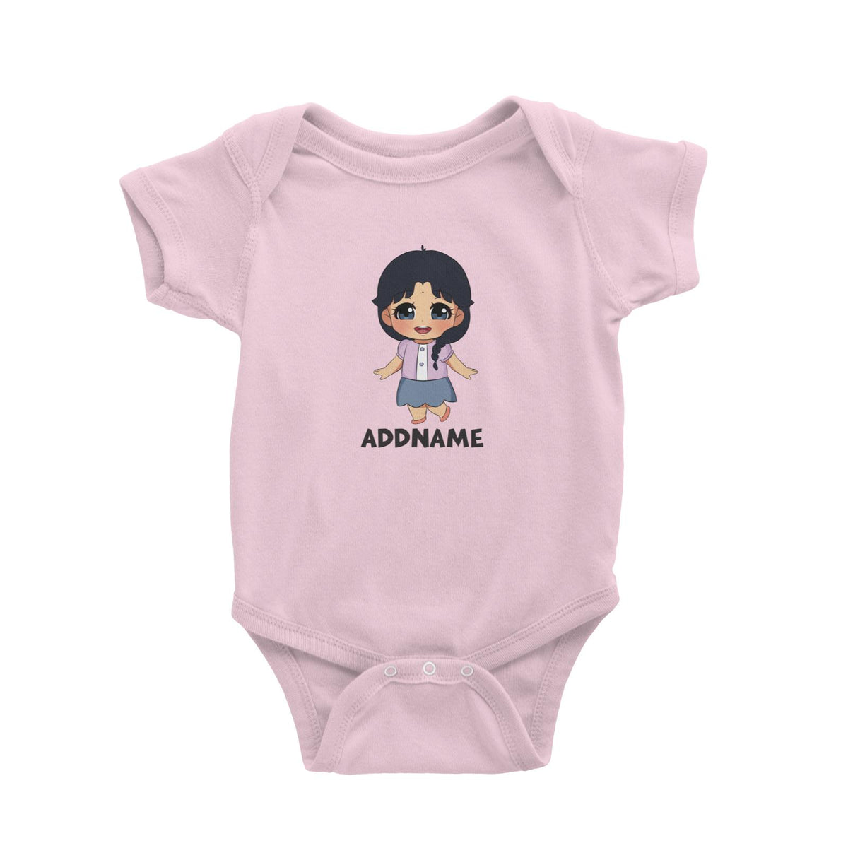 Children's Day Gift Series Little Indian Girl Addname Baby Romper