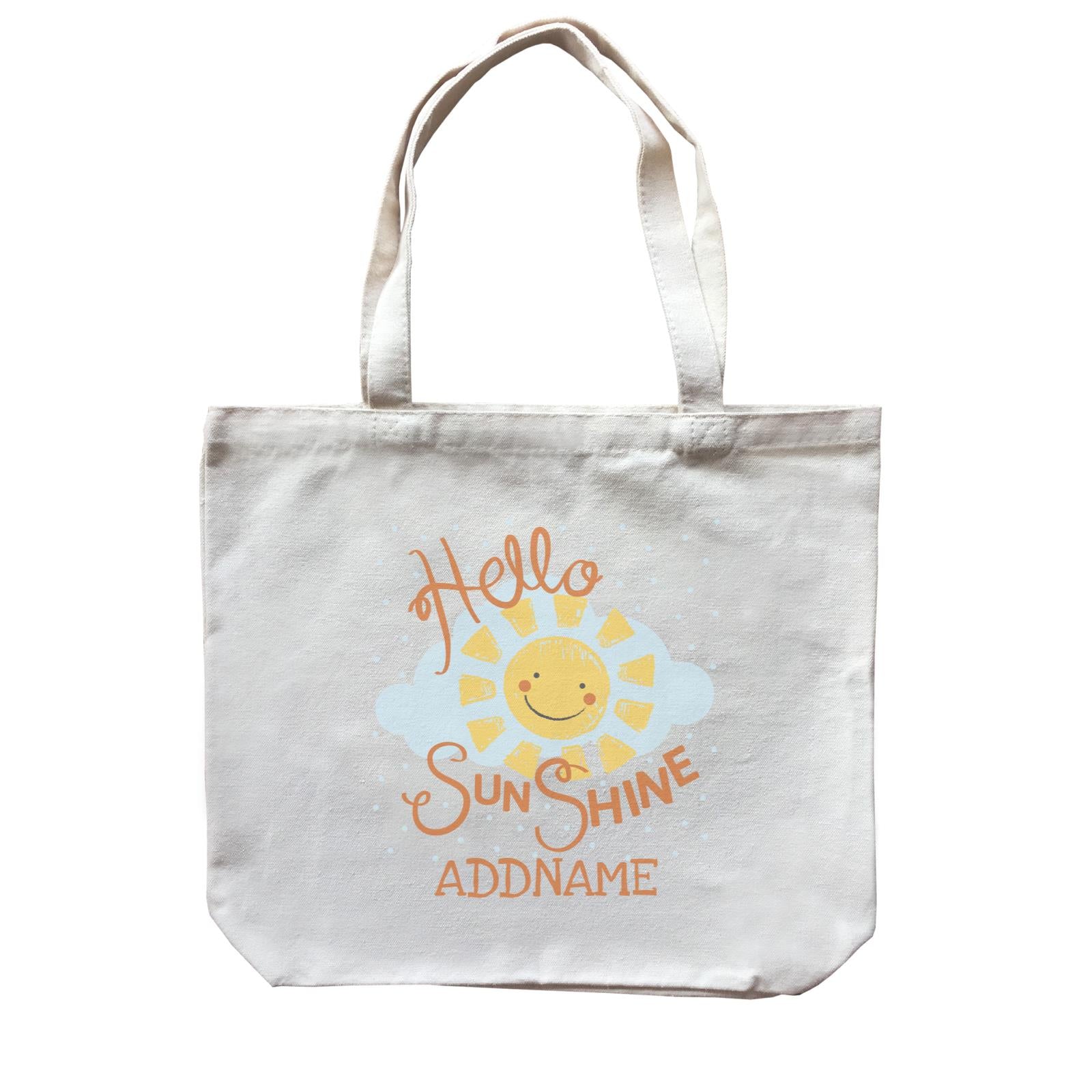 Hello Sunshine Addname Canvas Bag