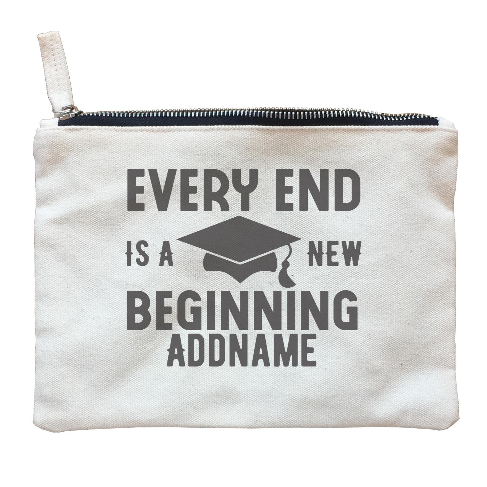 Graduation Series Every End Is A New Beginning Zipper Pouch