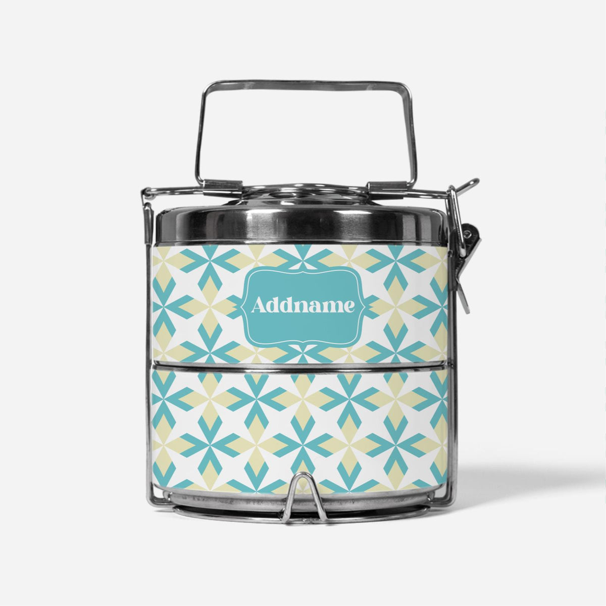 Ixora Series Two Tier Tiffin Carrier - Teal
