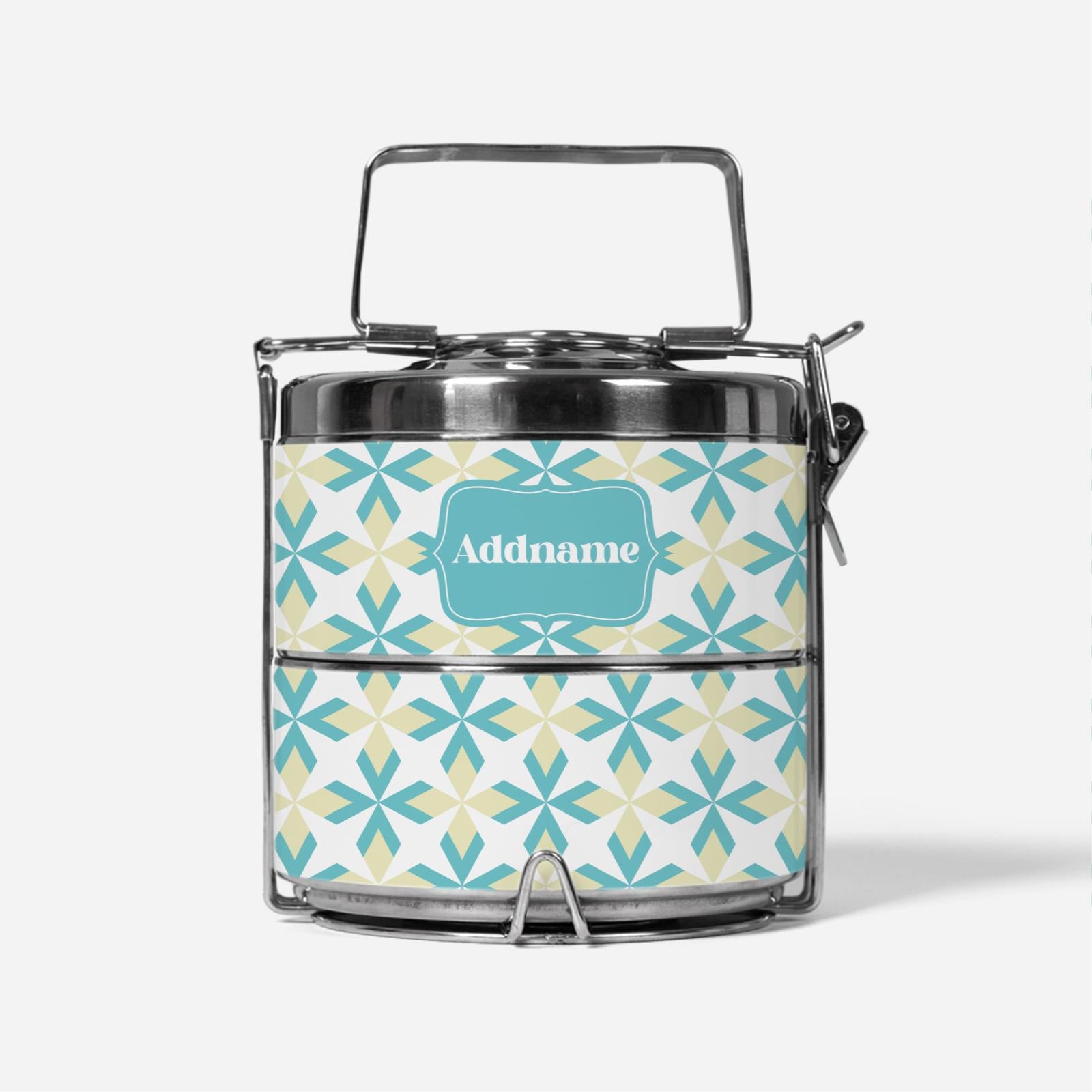 Ixora Series Two Tier Tiffin Carrier - Teal