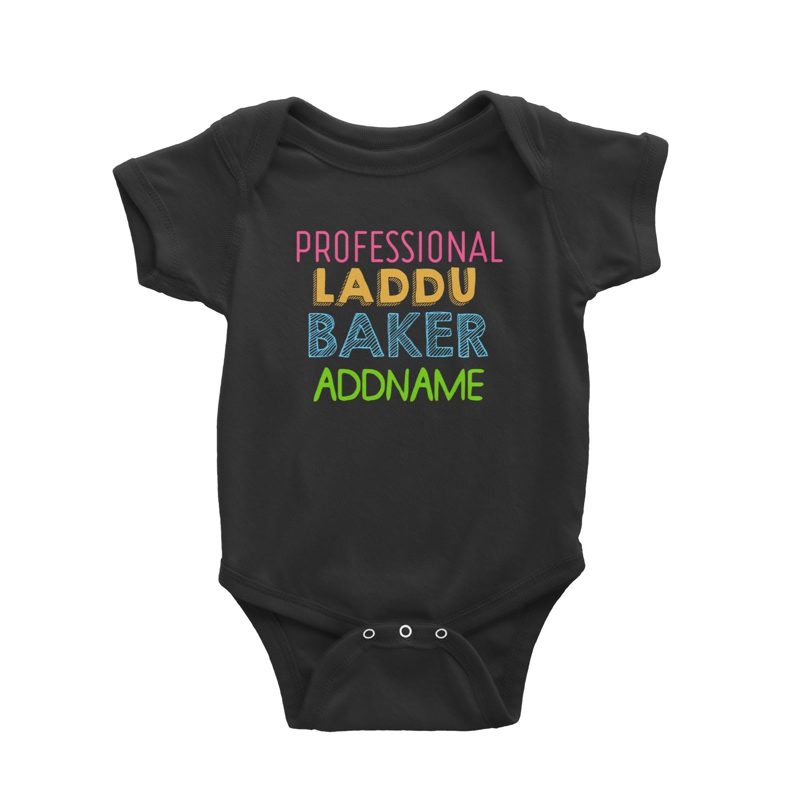 Professional Laddu Baker Addname Baby Romper