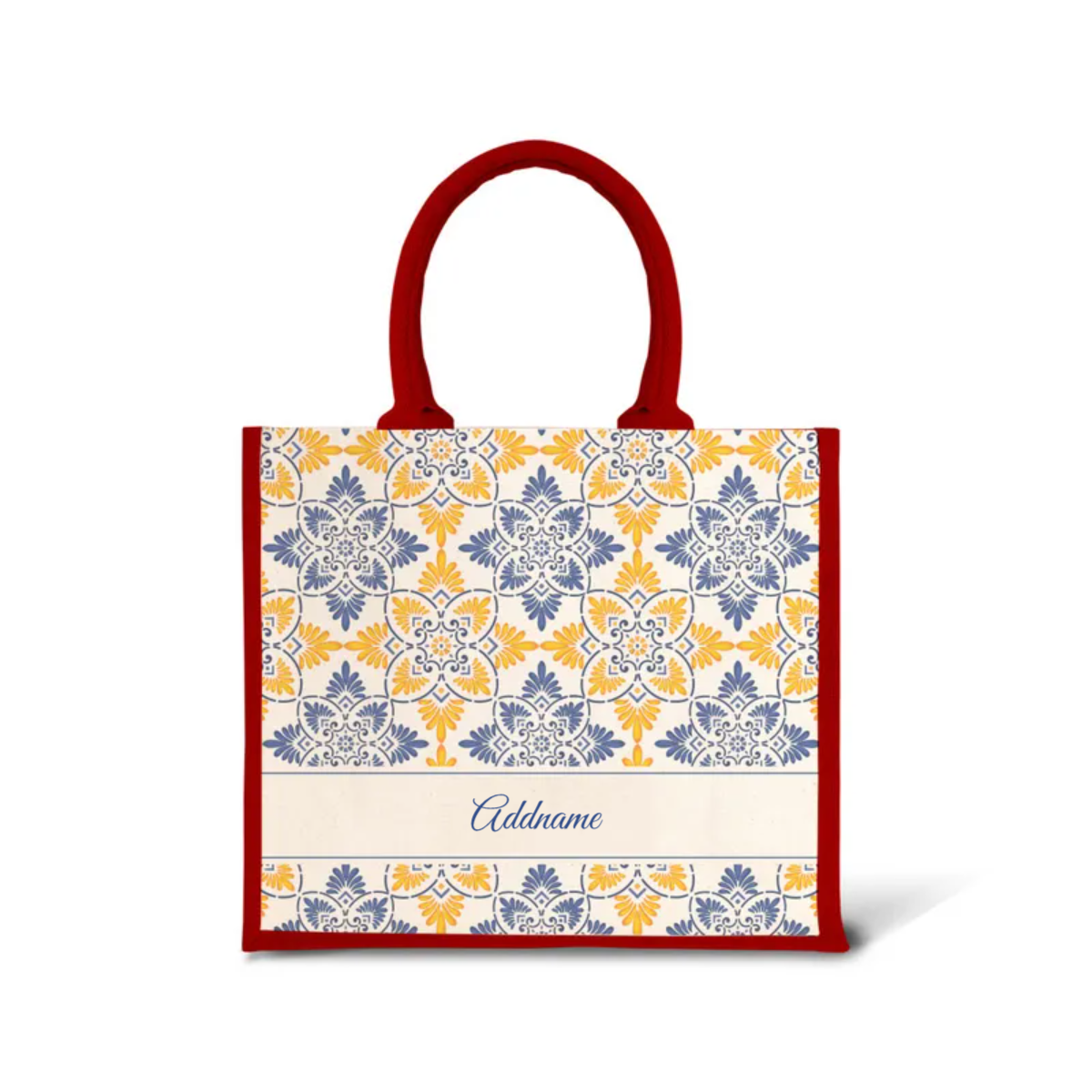 Moroccan Series - Butter Blue Jute Bags