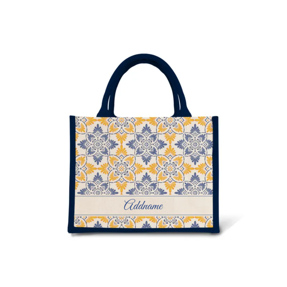 Moroccan Series - Butter Blue Jute Bags