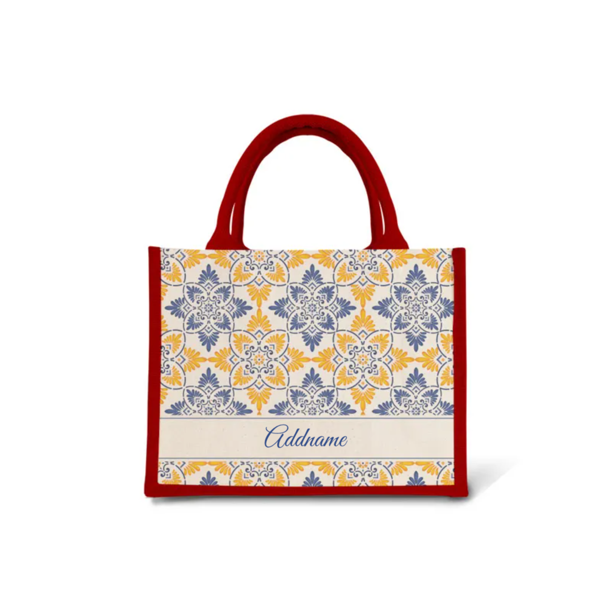 Moroccan Series - Butter Blue Jute Bags