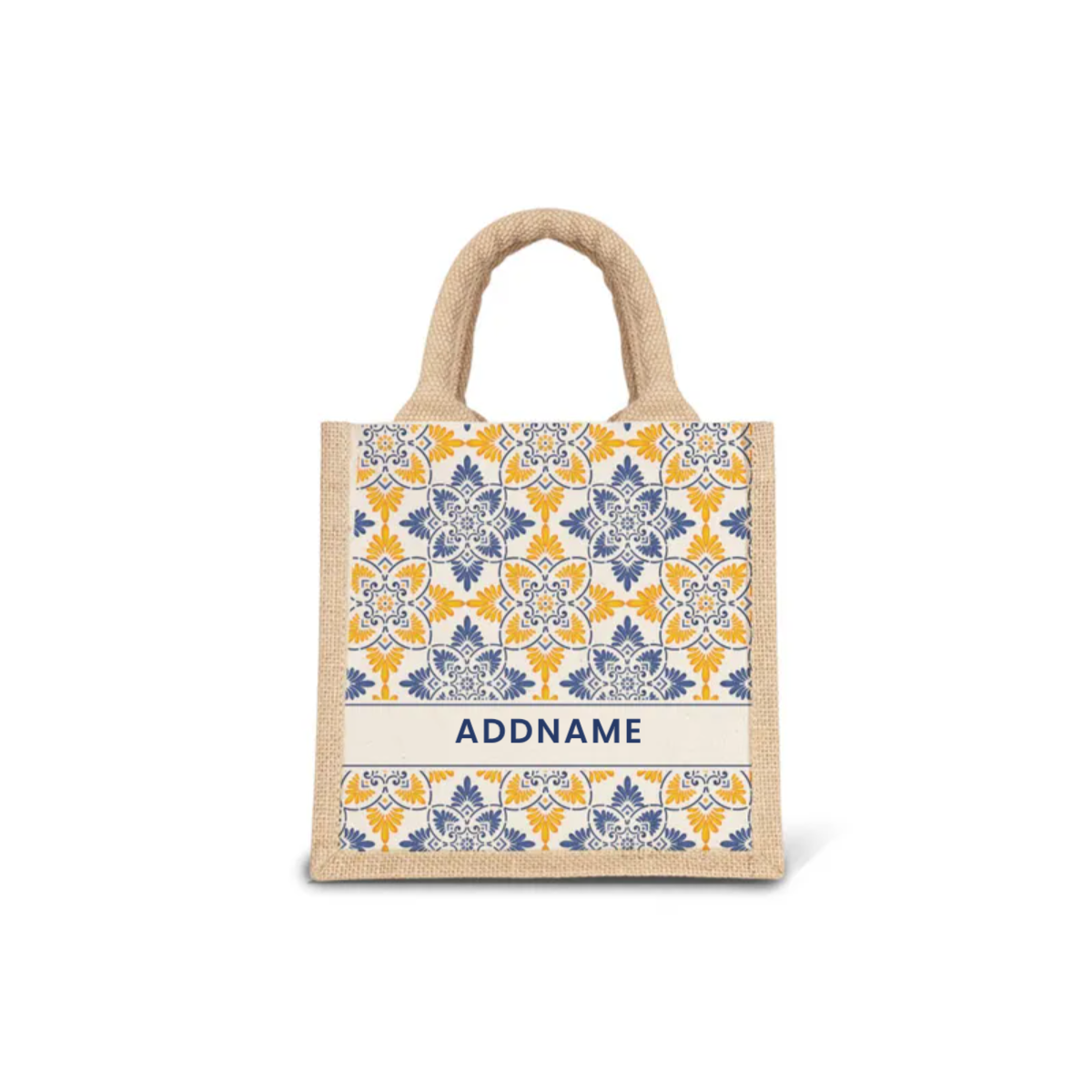 Moroccan Series - Butter Blue Jute Bags