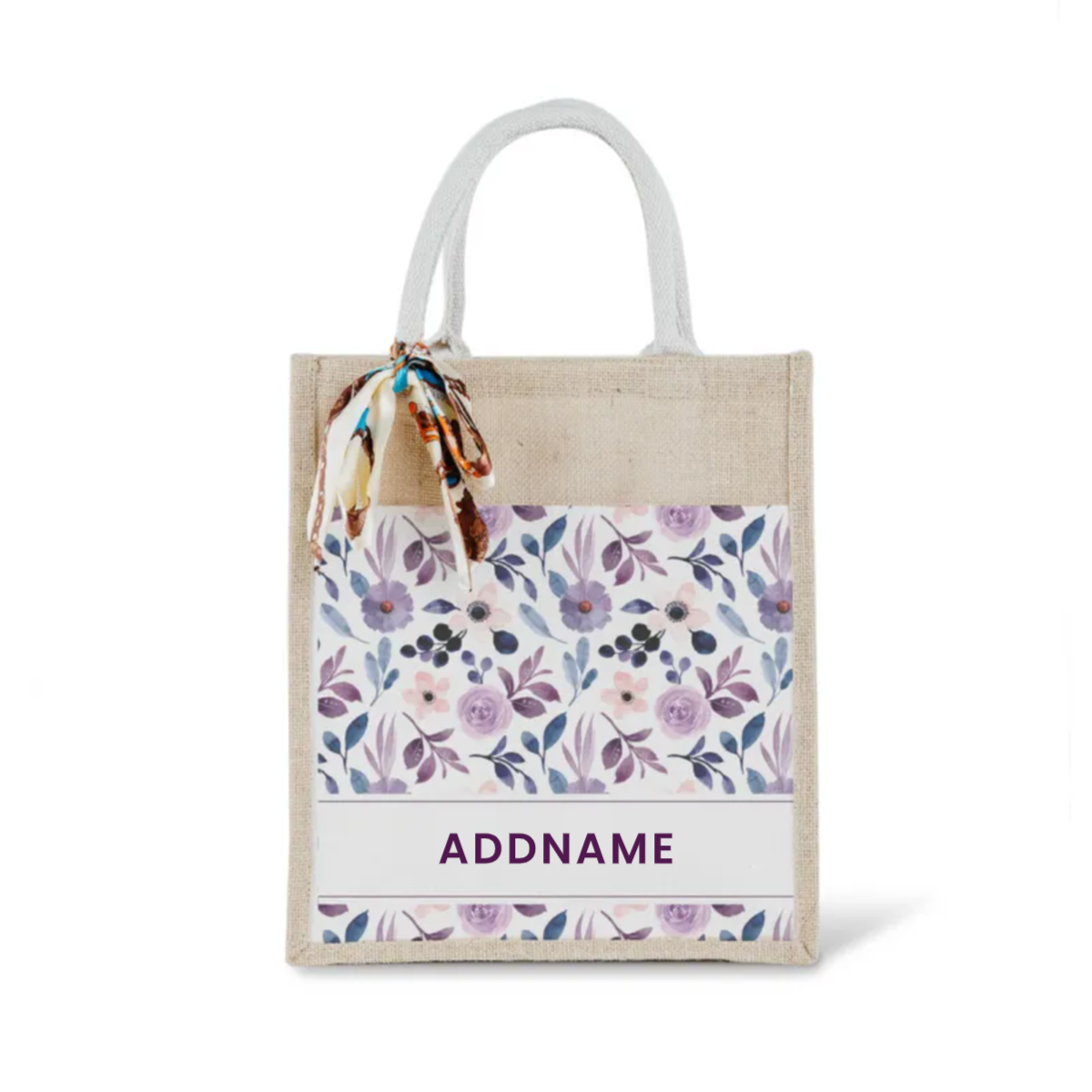 Laura Series - Violet Jute Bags