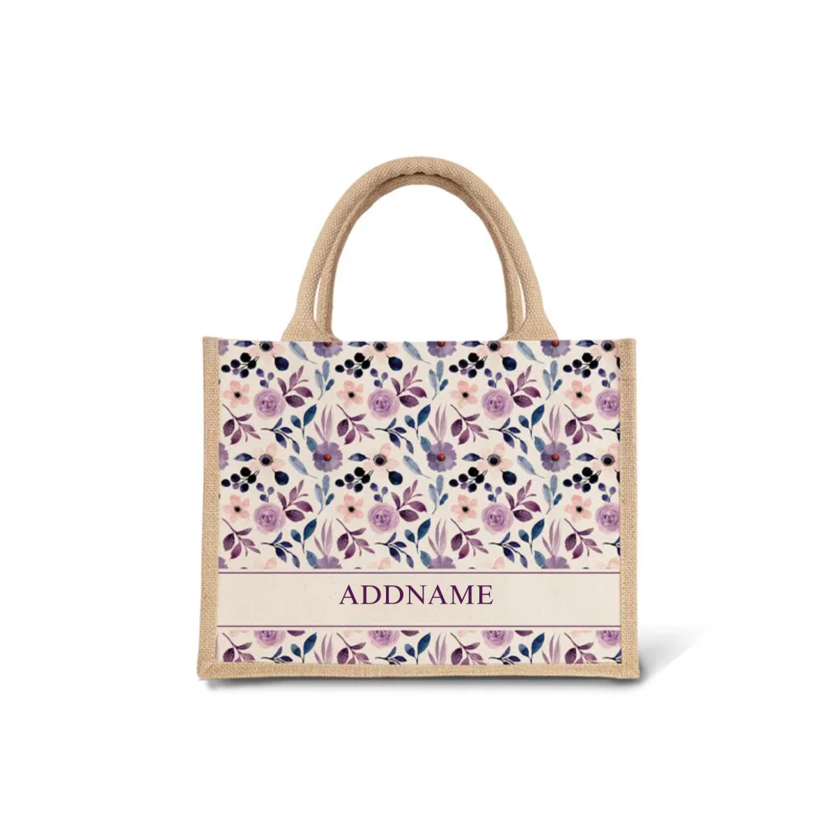 Laura Series - Violet Jute Bags