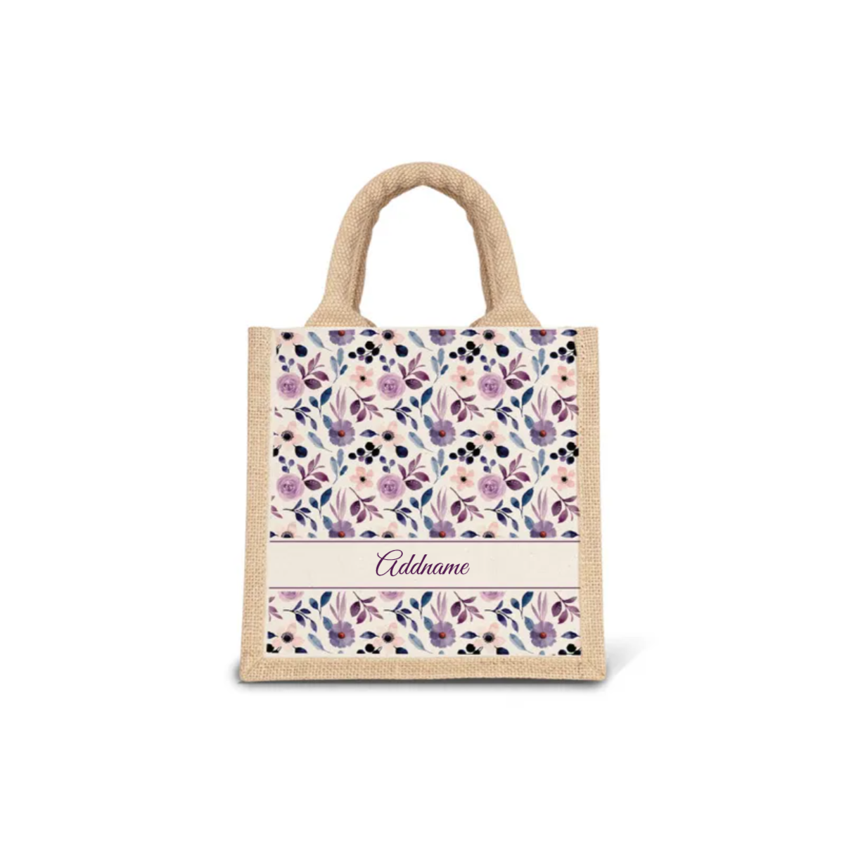 Laura Series - Violet Jute Bags