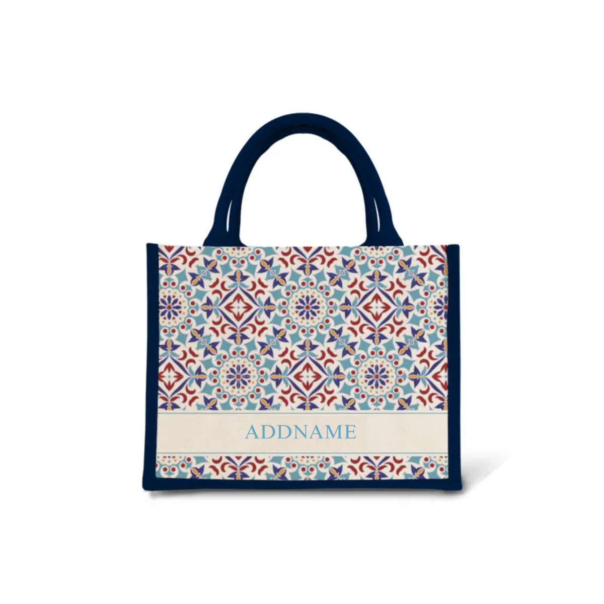 Moroccan Series - Agean Blue Jute Bags