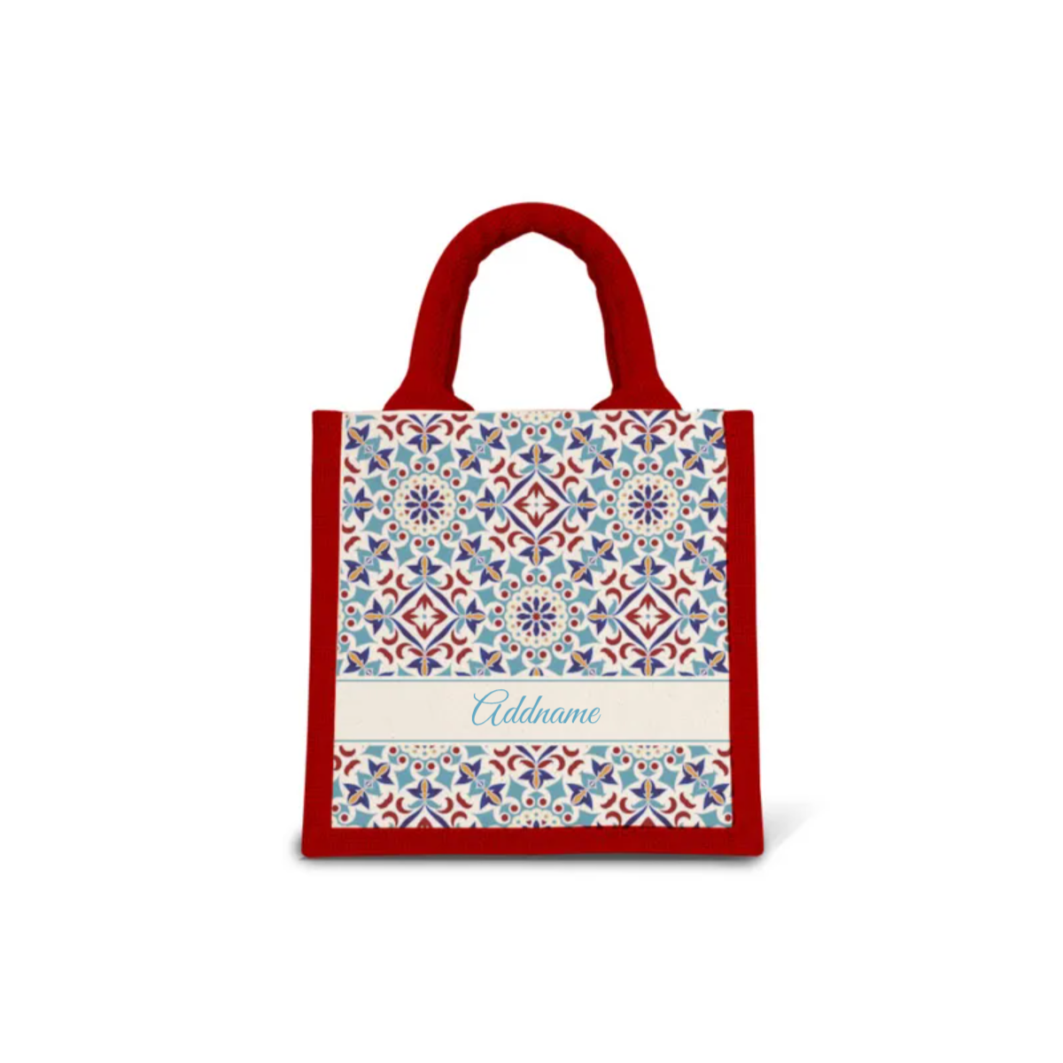 Moroccan Series - Agean Blue Jute Bags