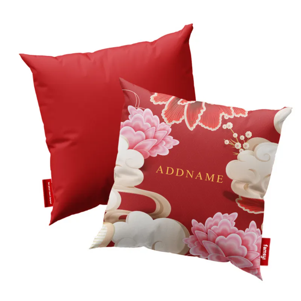 Endless Flourish Series - Full Print Cushion Cover with Inner Cushion