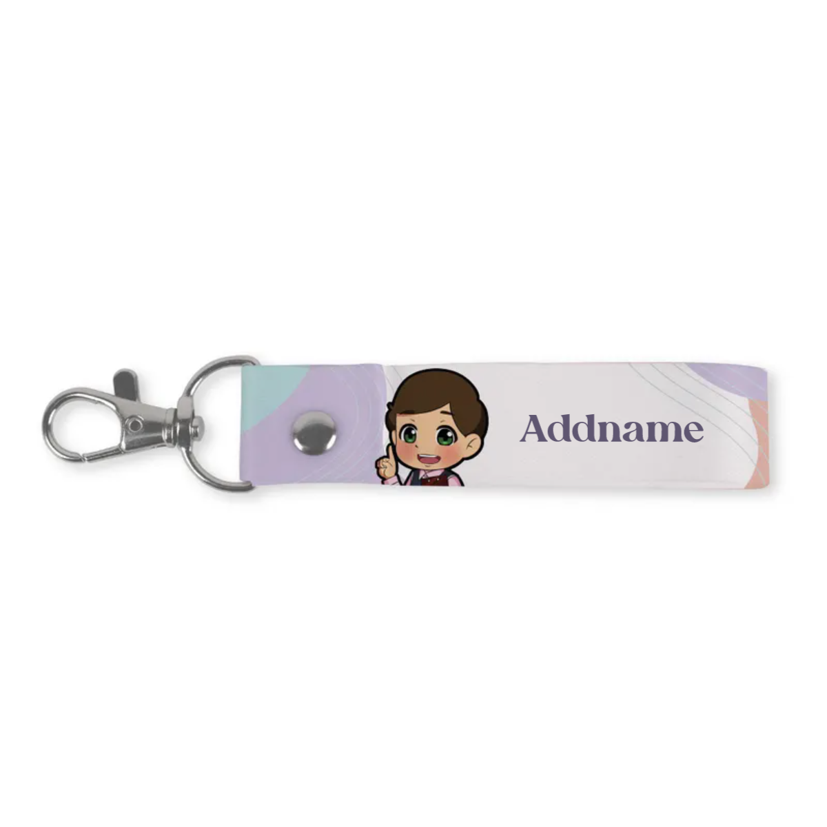 Chibi Best Teacher Ever Pastel Melody - Keychain Lanyard