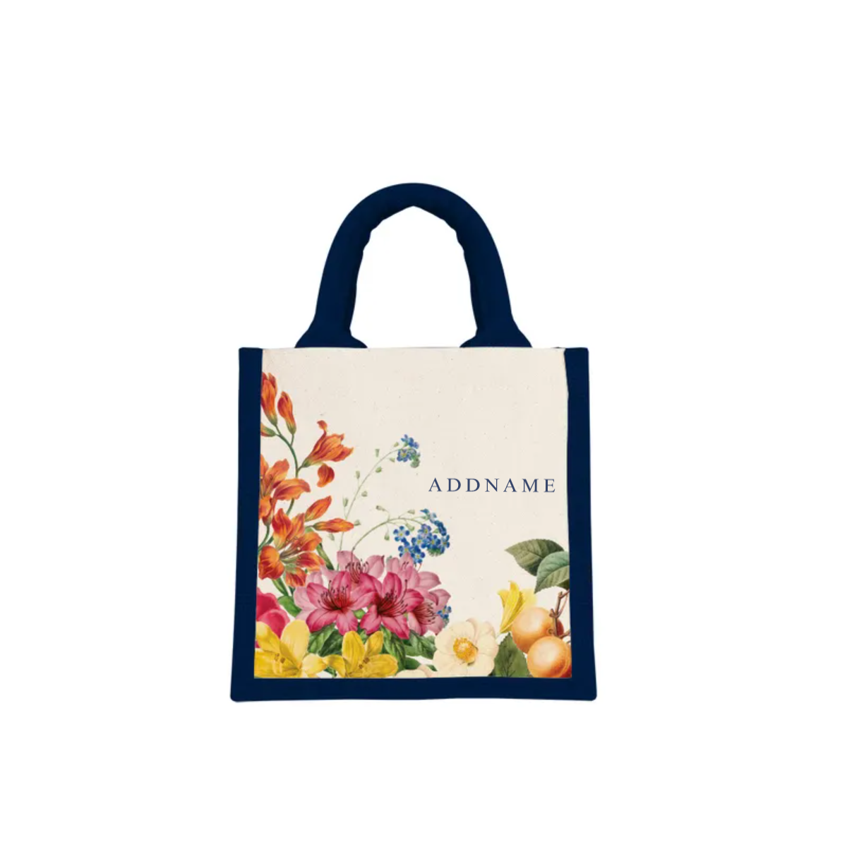 Countless Blessings Series - Navy Jute Bag