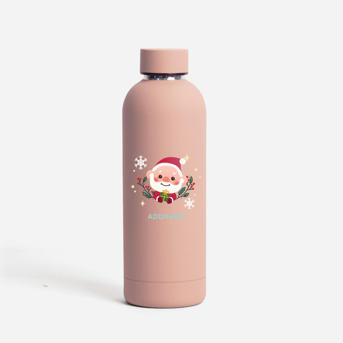 Christmas Cute Animal Series Mizu -  Santa Dusty Pink