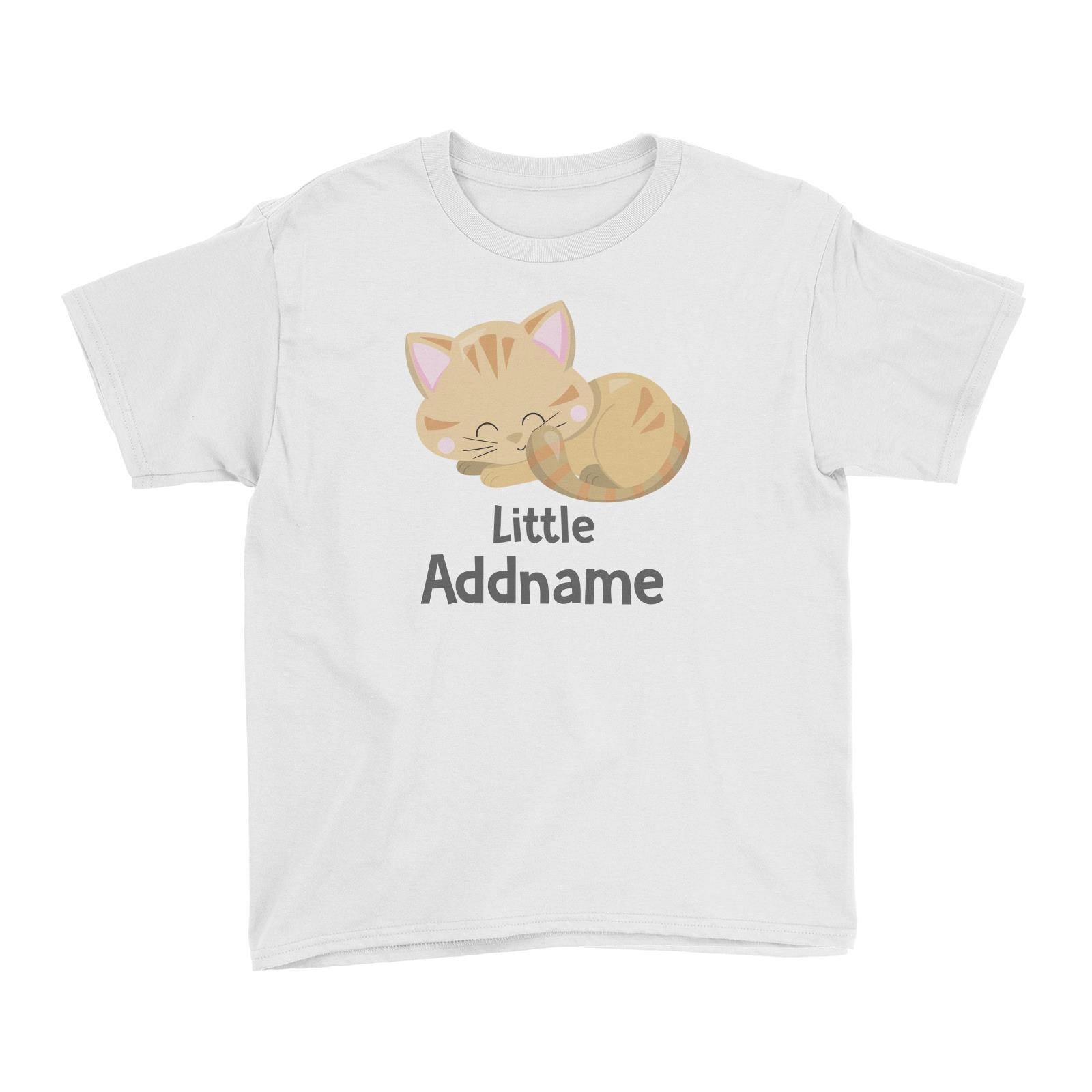 Adorable Cats Light Brown Cat Little Addname Kid's T-Shirt