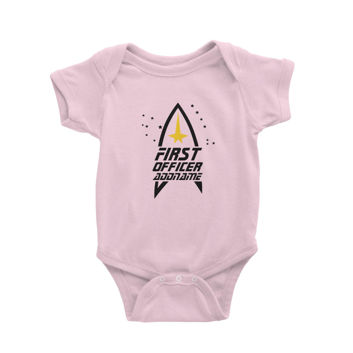 Star Trek First Officer Baby Romper