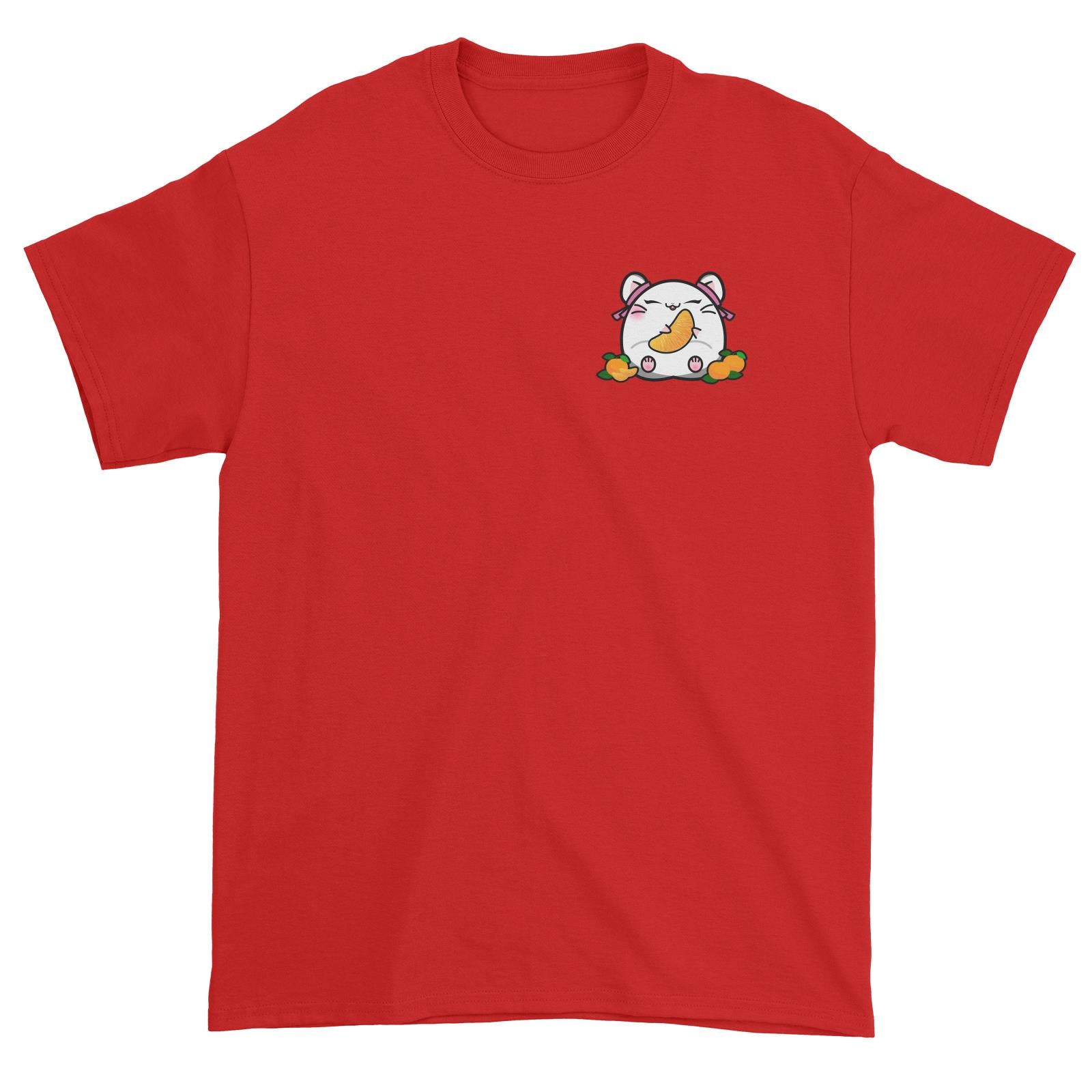 Prosperous Pocket Mouse Series Joy Smile and Luck Unisex T-Shirt