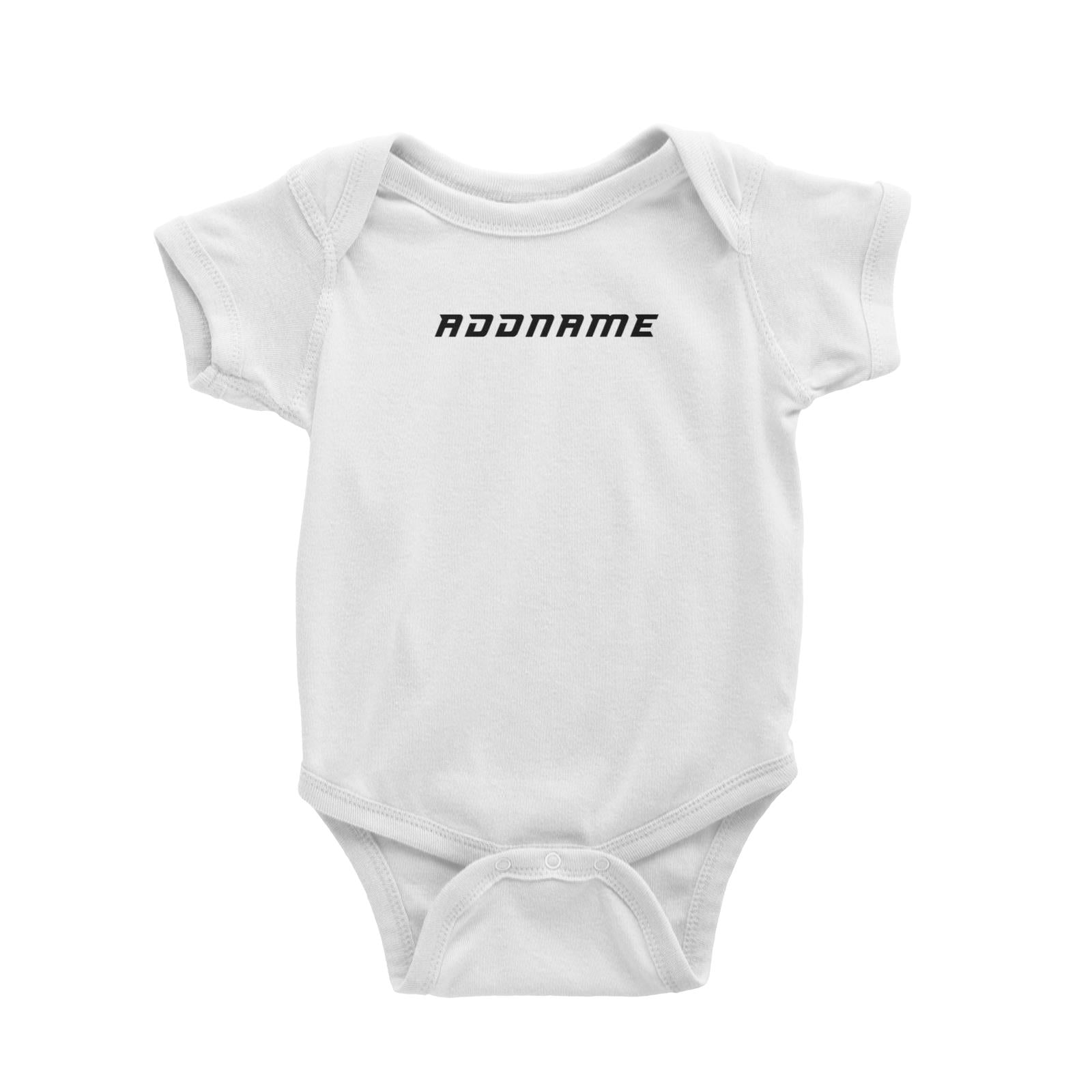 Modern Sporty Family Addname Baby Romper