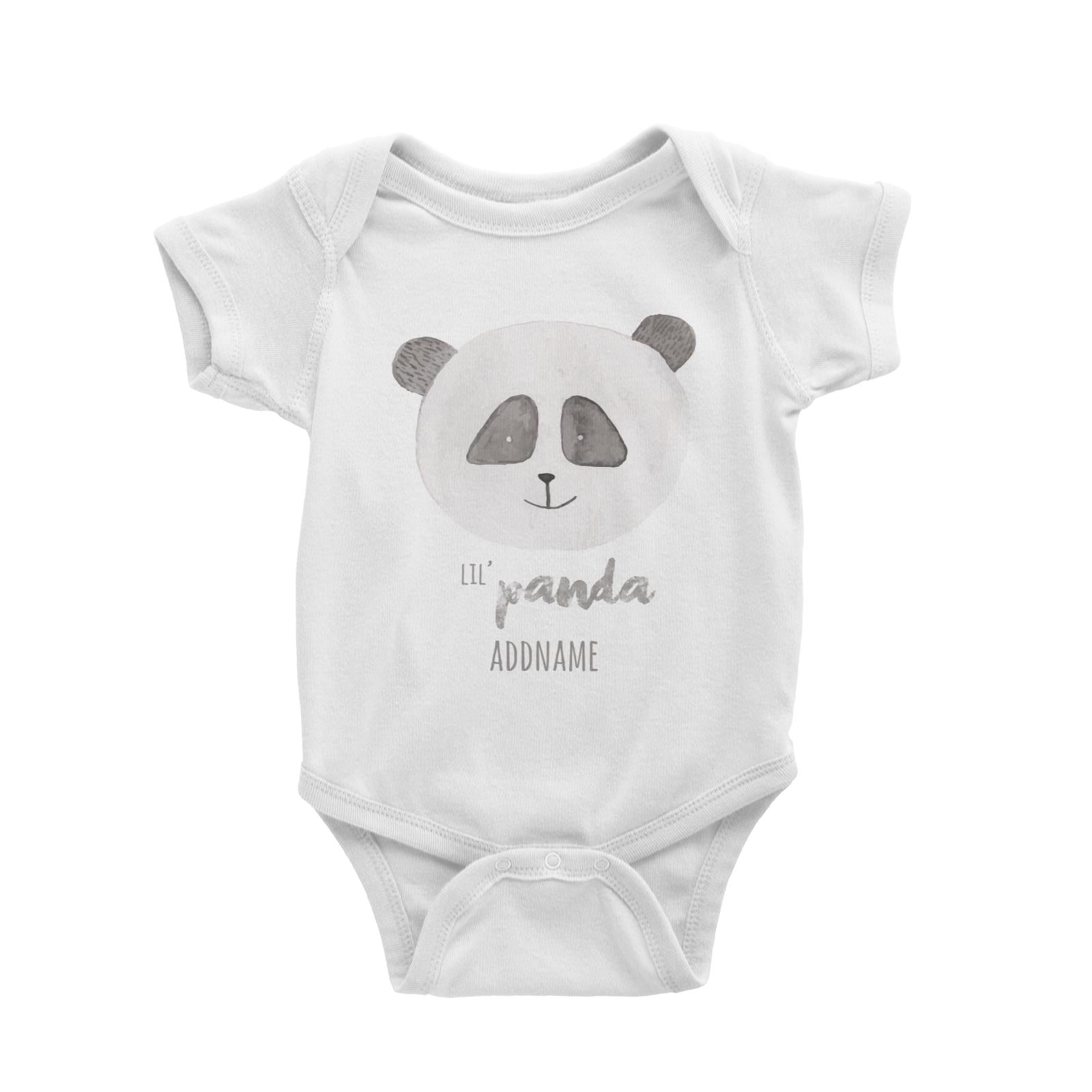 Lil Panda White Baby Romper