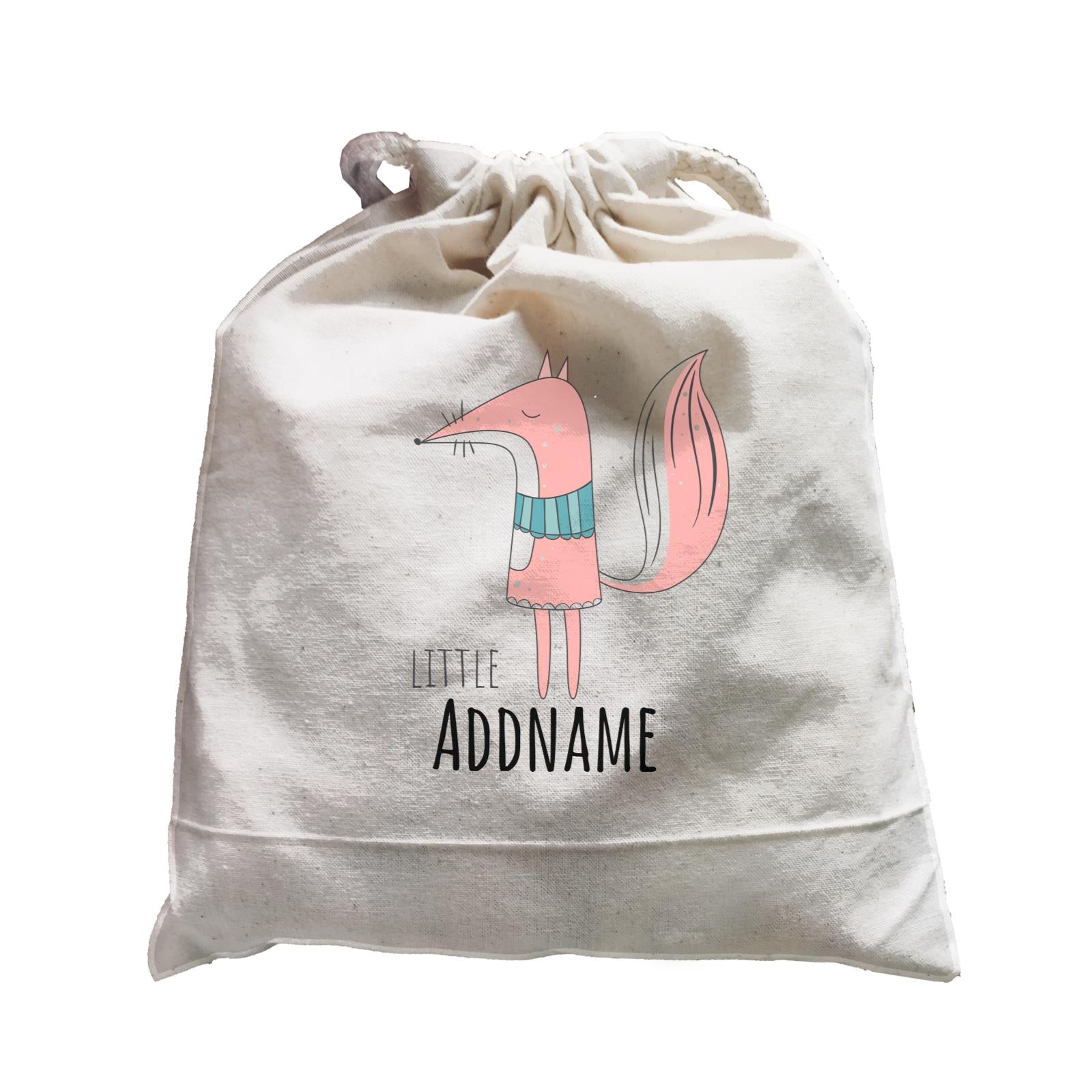 Drawn Adorable Animals Fox Little Addname Satchel
