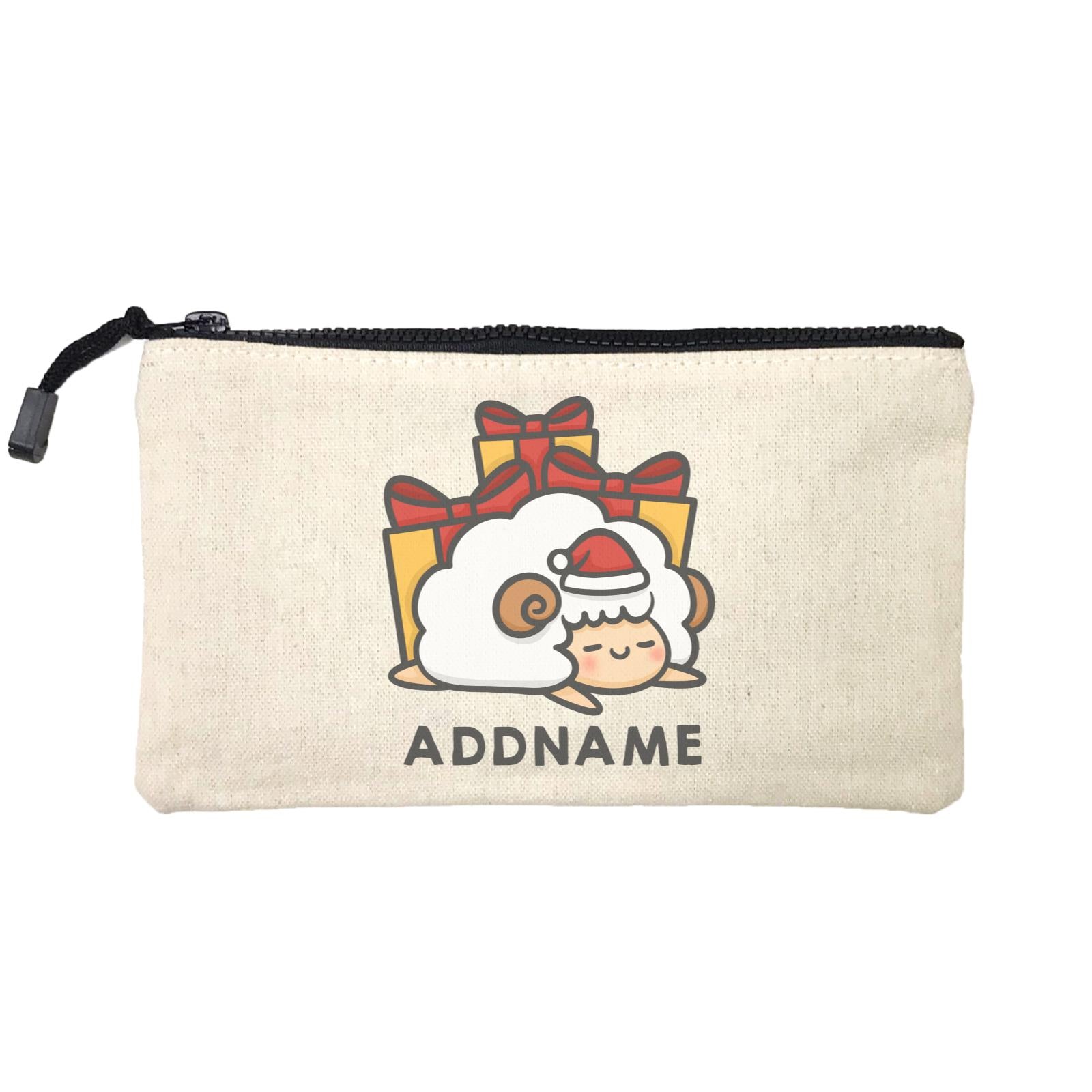 Xmas Cute Sleeping Sheep Addname Mini Accessories Stationery Pouch