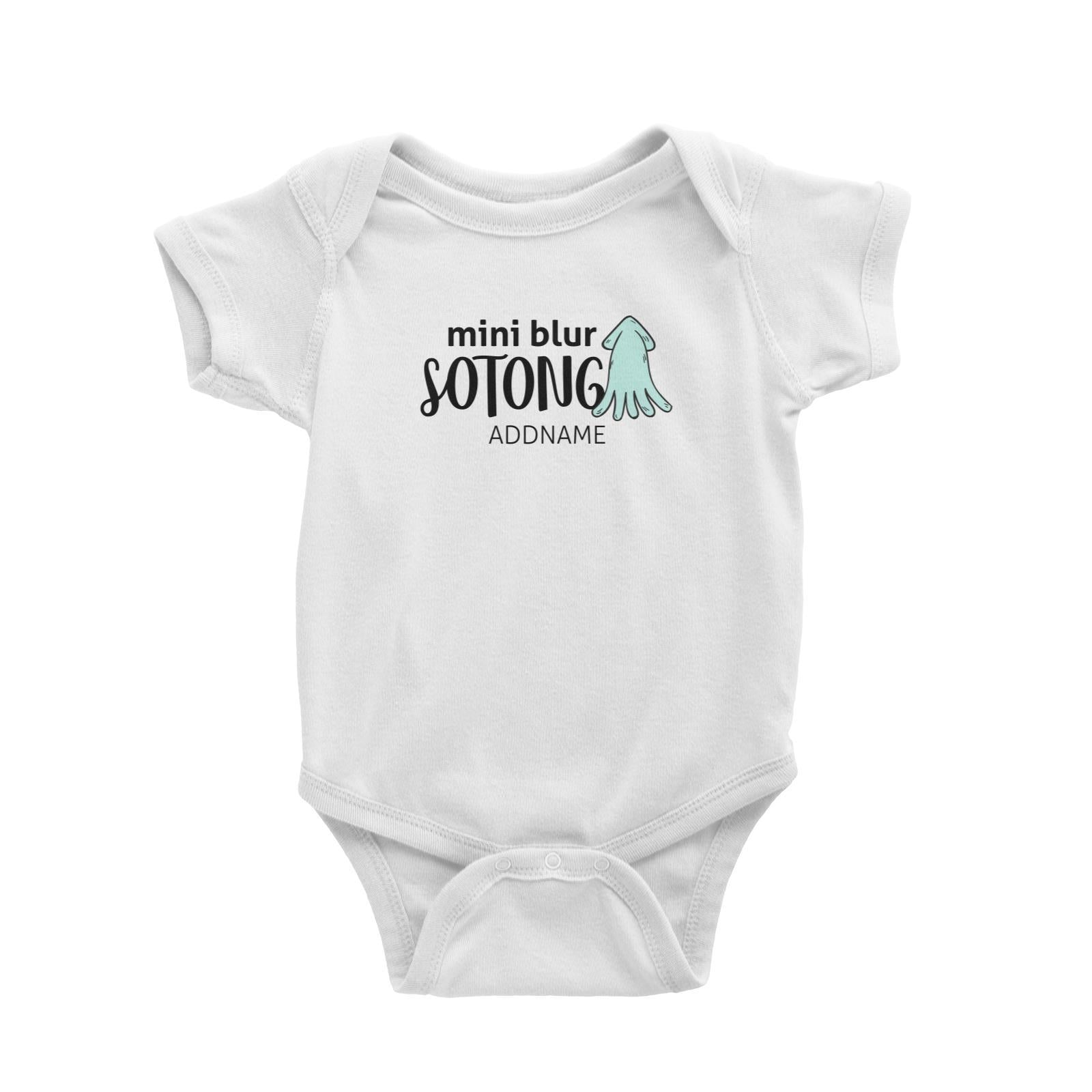Mini Blur Sotong Baby Romper