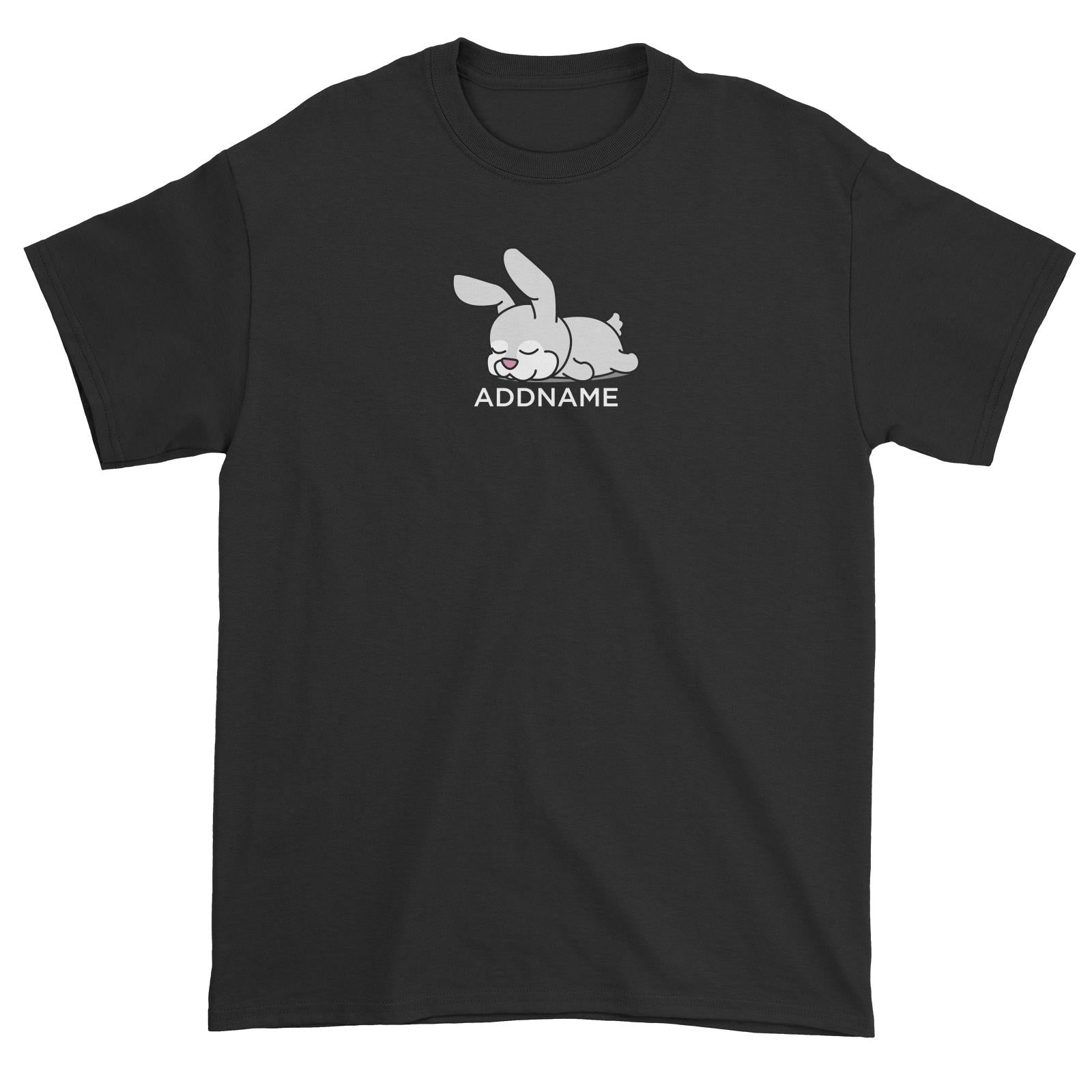 Lazy Bunny Addname Unisex T-Shirt