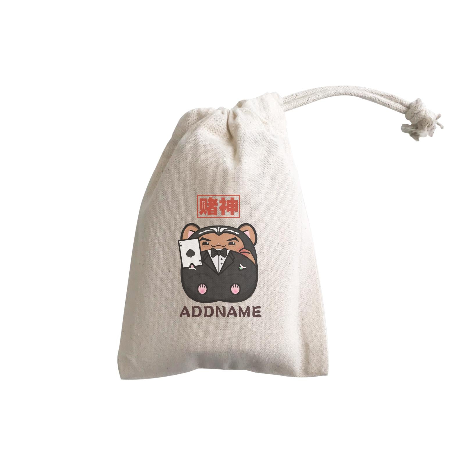 Prosperous Mouse Series Uncle Ace The Hamster Of Gamblers GP Gift Pouch