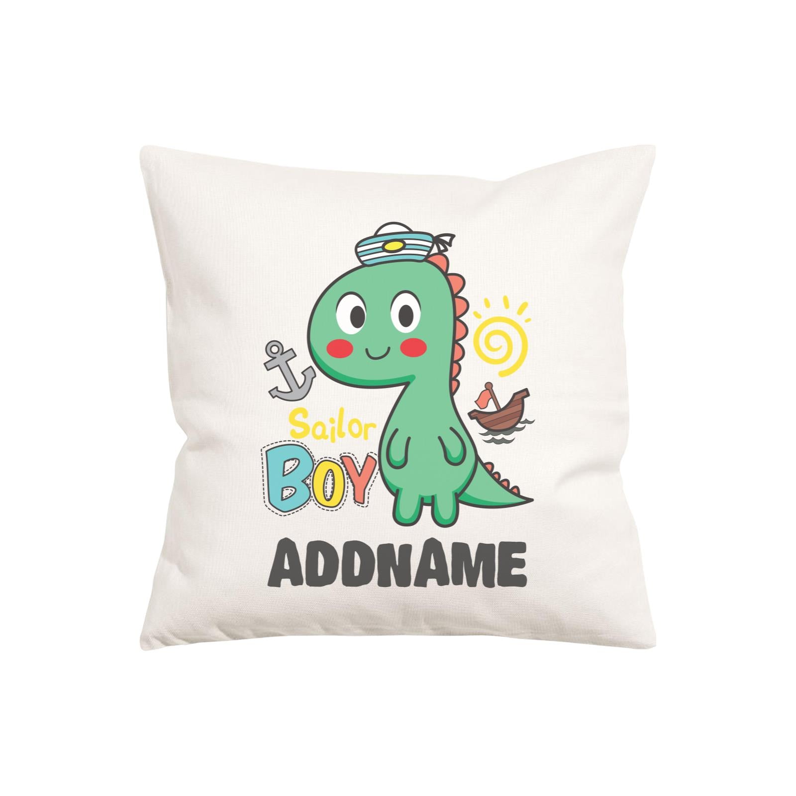 Super Cute Dinosaur Sailor Boy Pillow Cushion