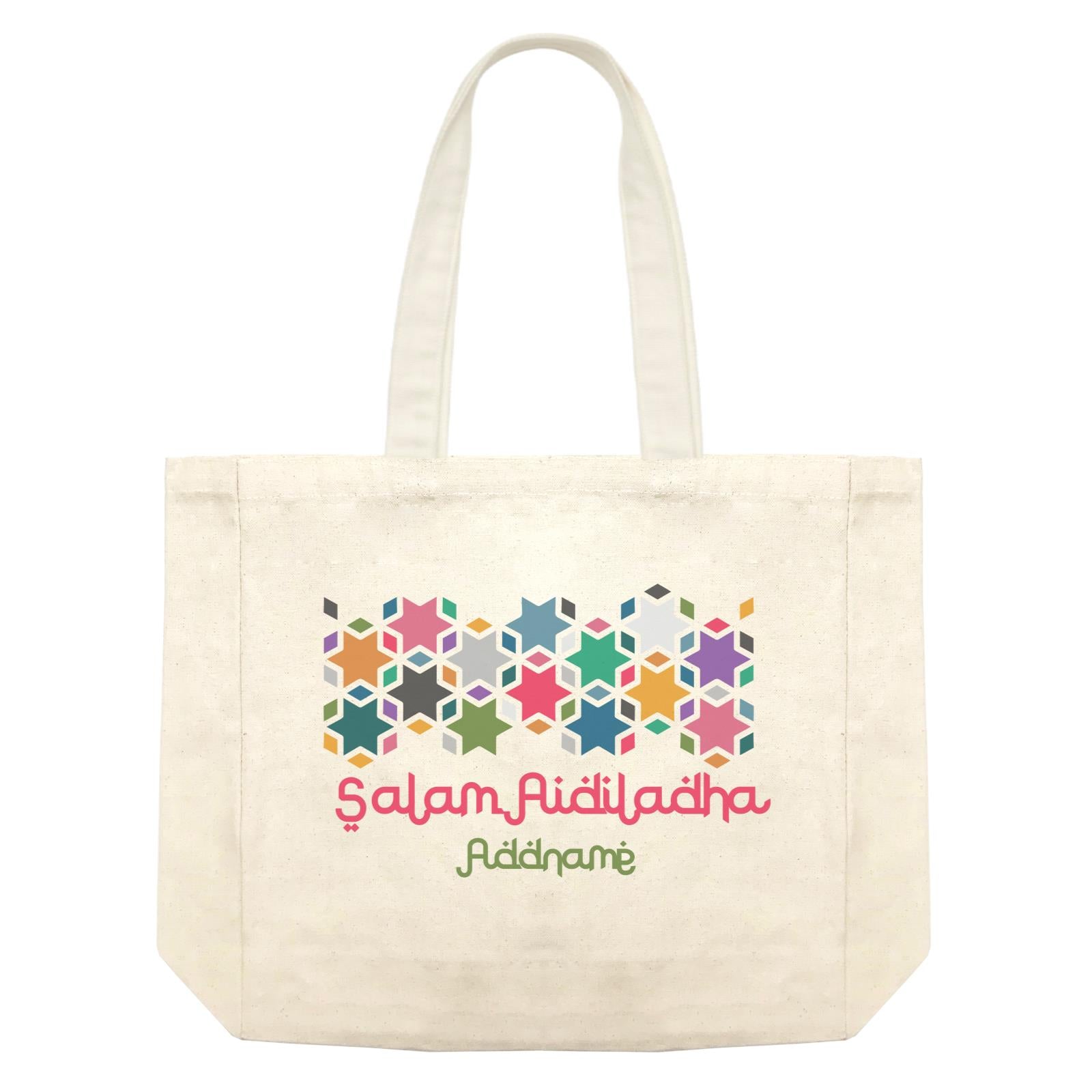 Salam Aidiladha Star Motifs Addname Shopping Bag