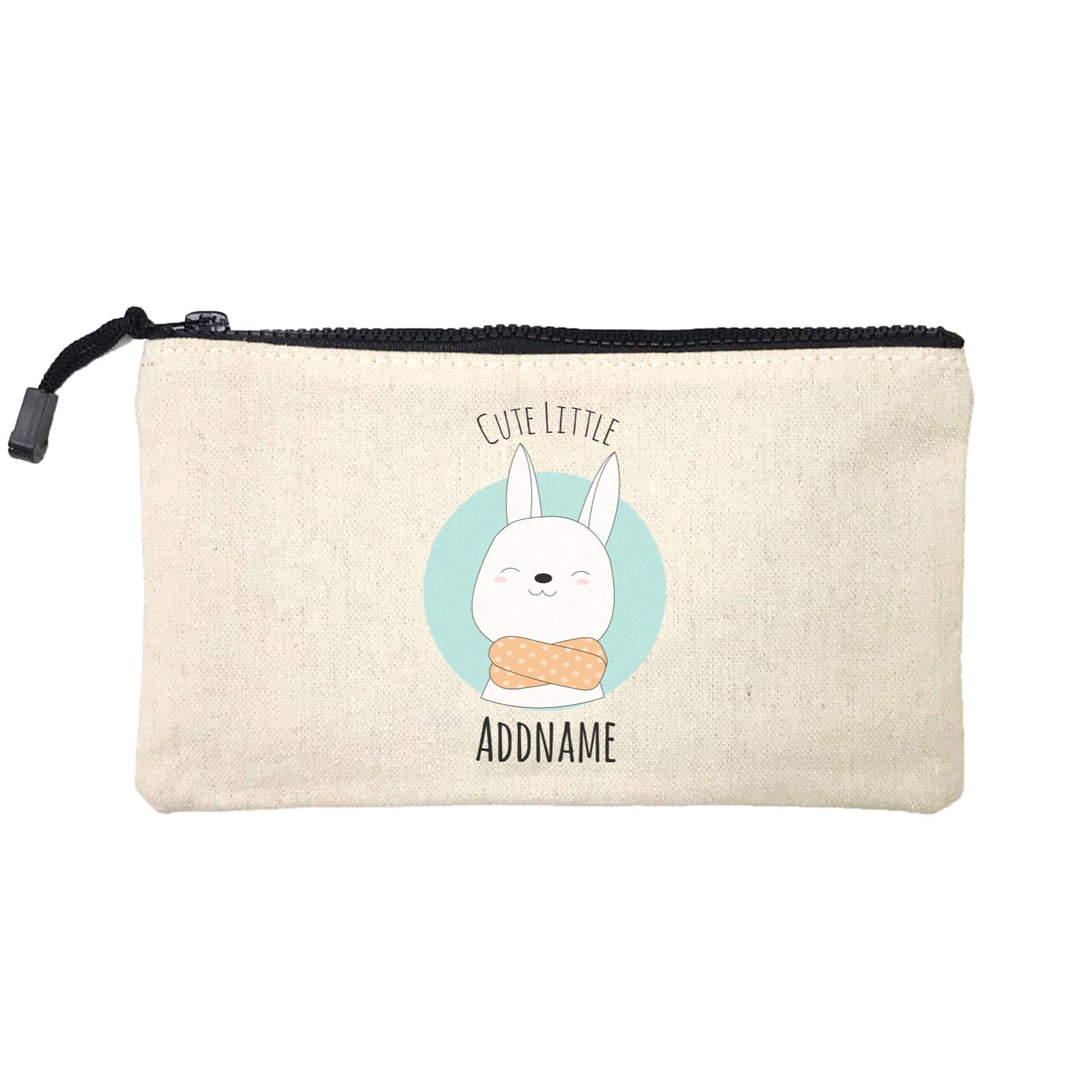 Sweet Animals Sketches Rabbit Cute Little Addname Mini Accessories Stationery Pouch