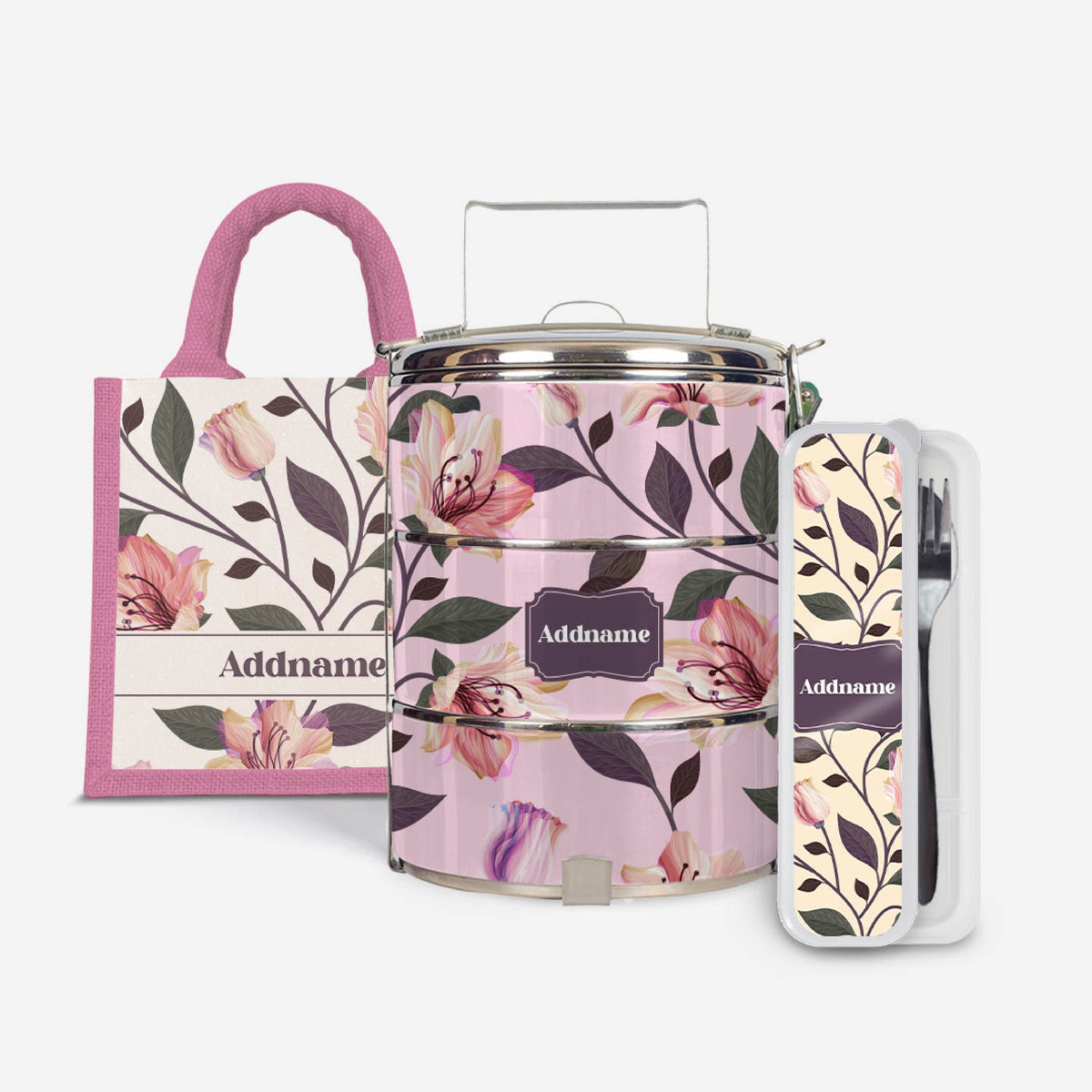 Classic Kesuma Series - Set Kasih Romantic Pink