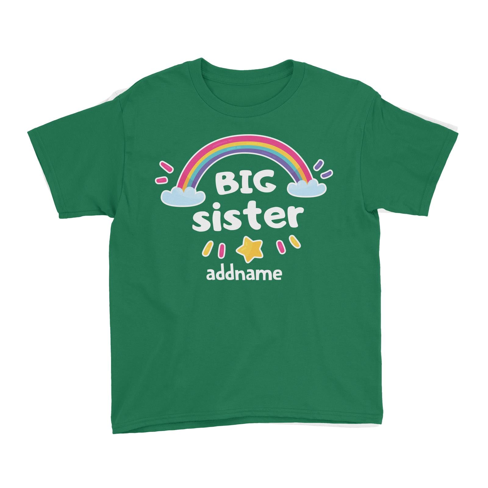 Cute Rainbow Big Sister Kid's T-Shirt