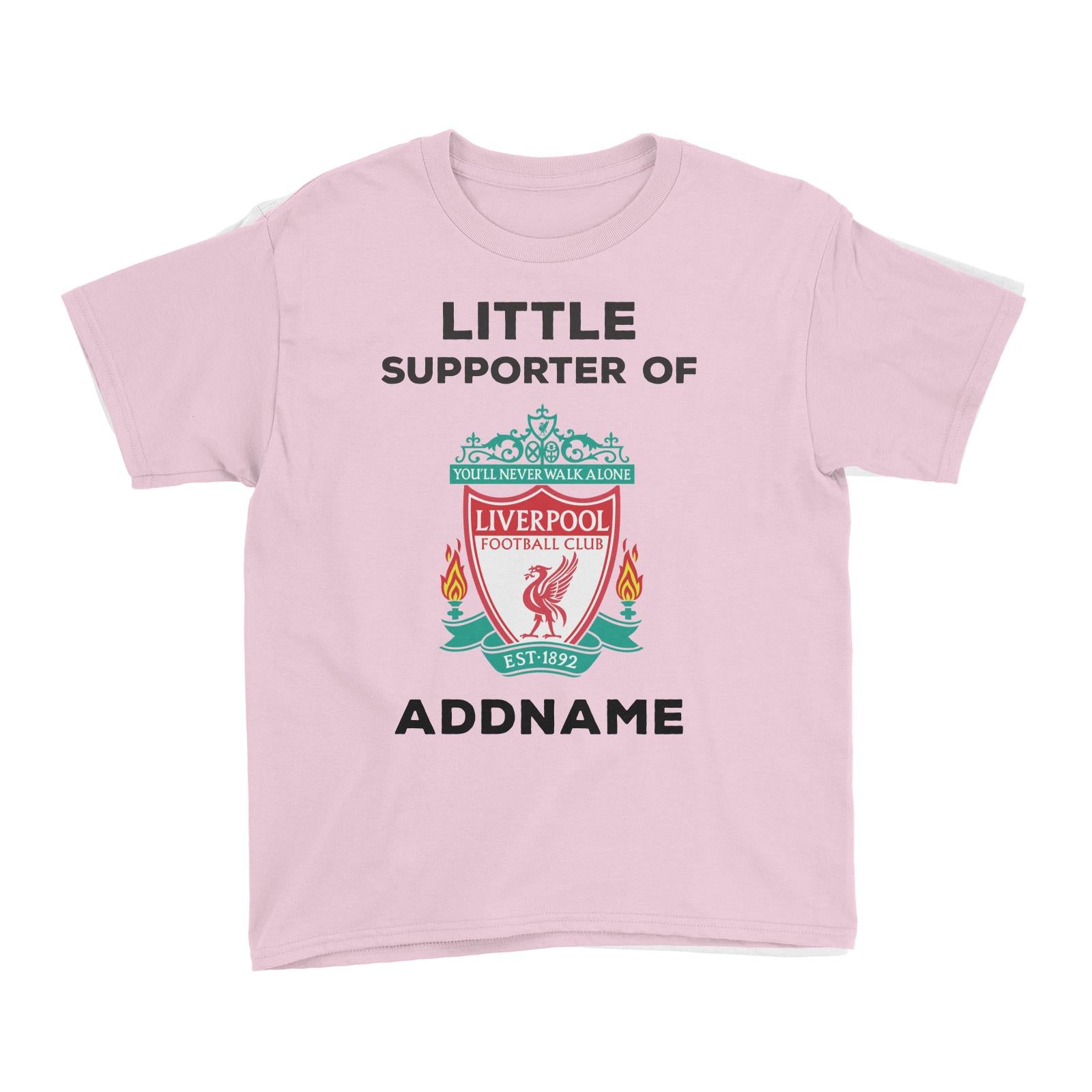 Liverpool FC Little Supporter Personalizable with Name Kid's T-Shirt