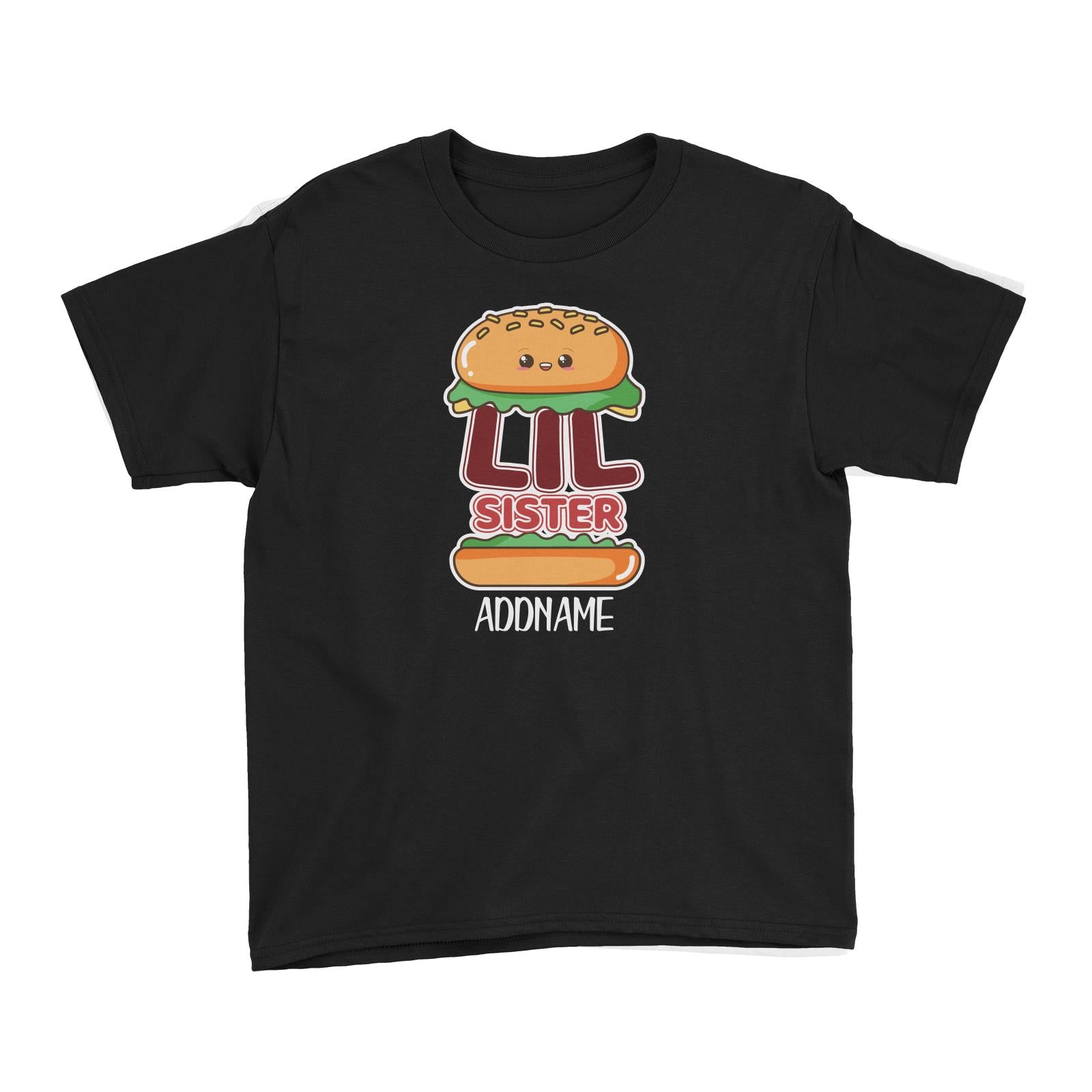 Cute Burger Little Sister Kid's T-Shirt
