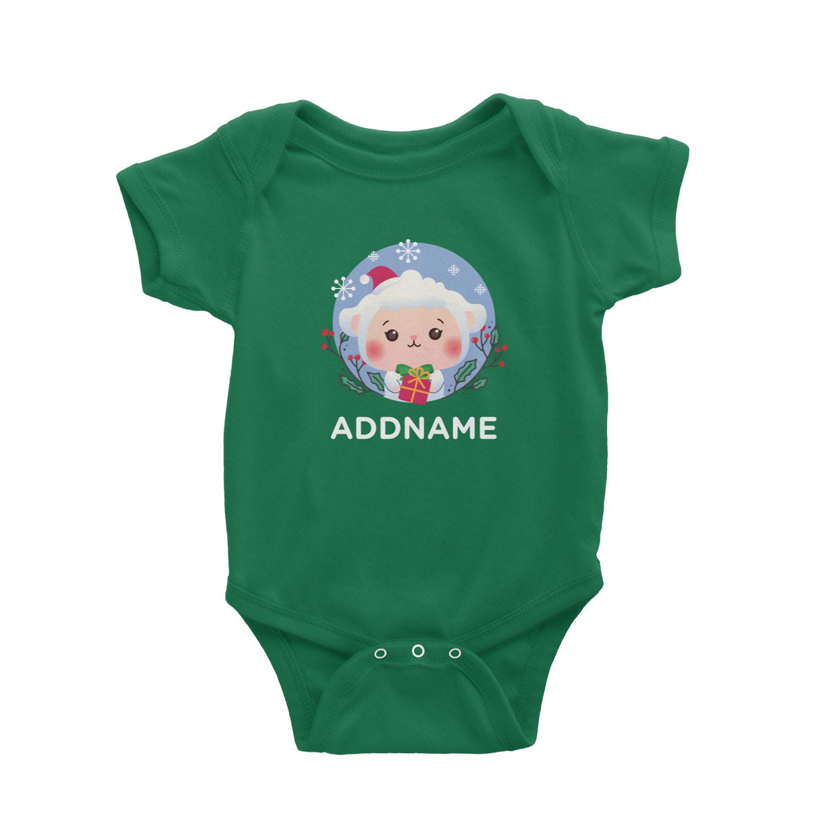Christmas Cute Animal Series Cute Sheep Baby Romper
