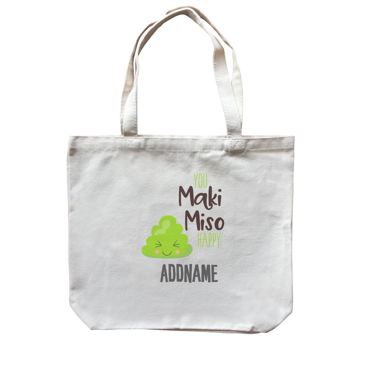 You Maki Miso Happy Wasabi Addname Canvas Bag