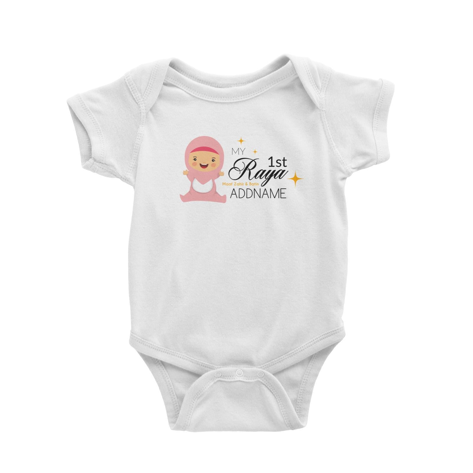 My 1st Raya Baby Girl Baby Romper  Personalizable Designs Sweet Character