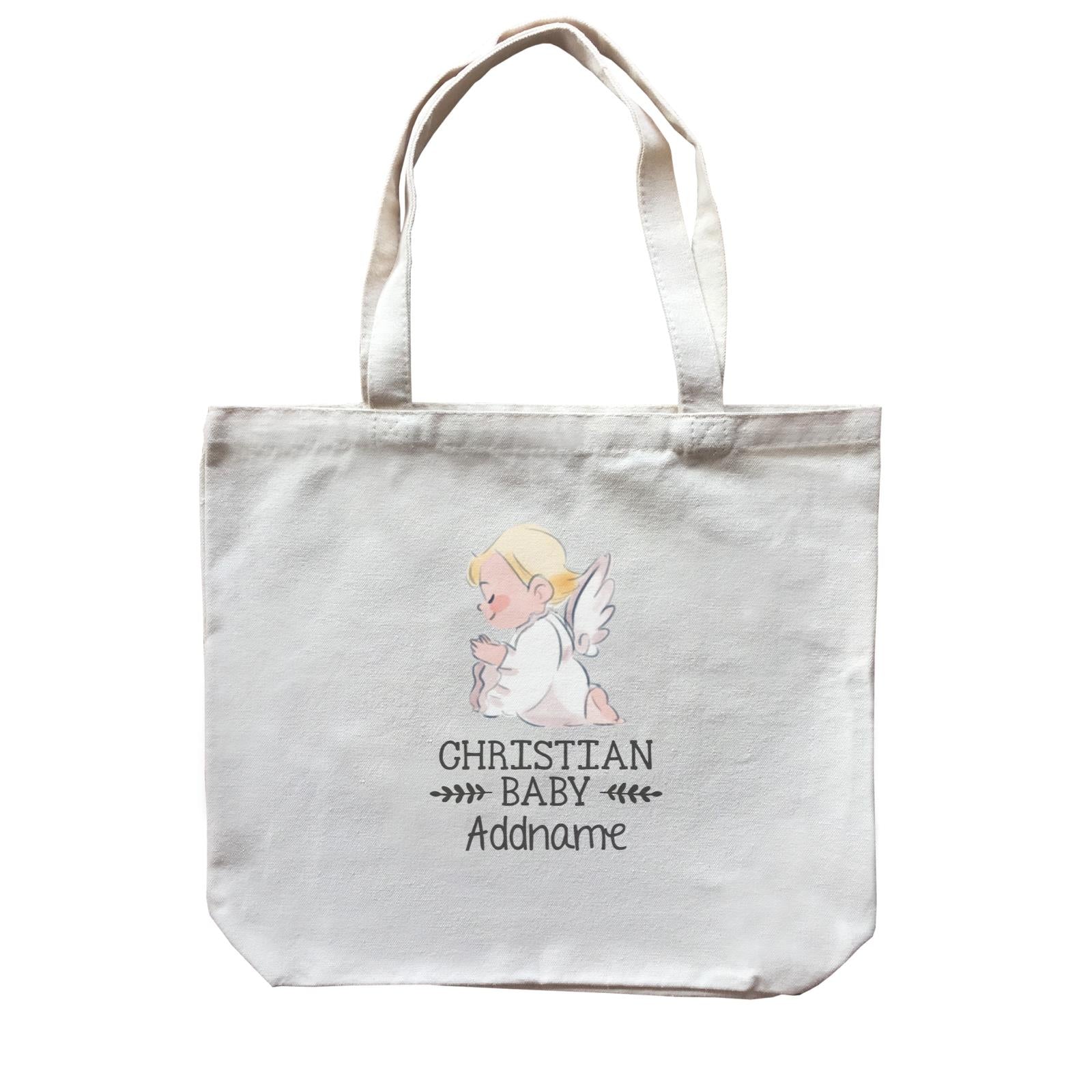 Christian Baby Angel Christian Baby Addname Canvas Bag