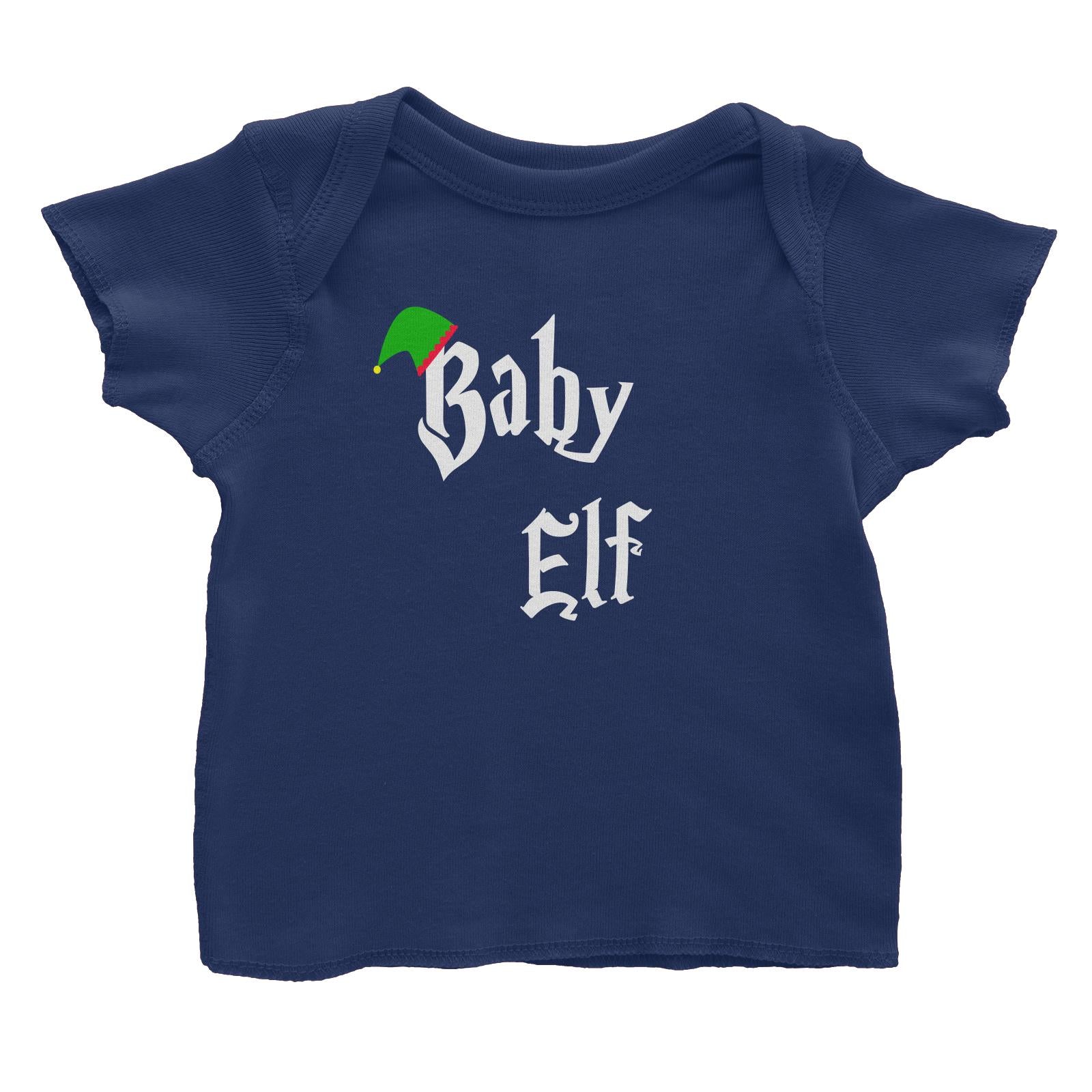 Baby Elf With Hat Baby T-Shirt Christmas Matching Family