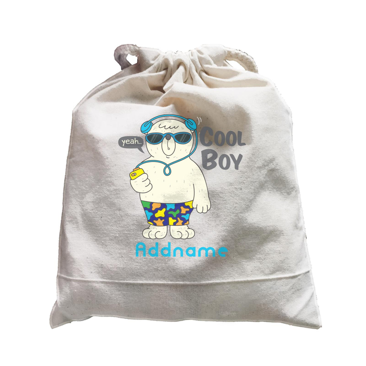 Cool Cute Animals Bear Yeah Cool Boy Addname Satchel
