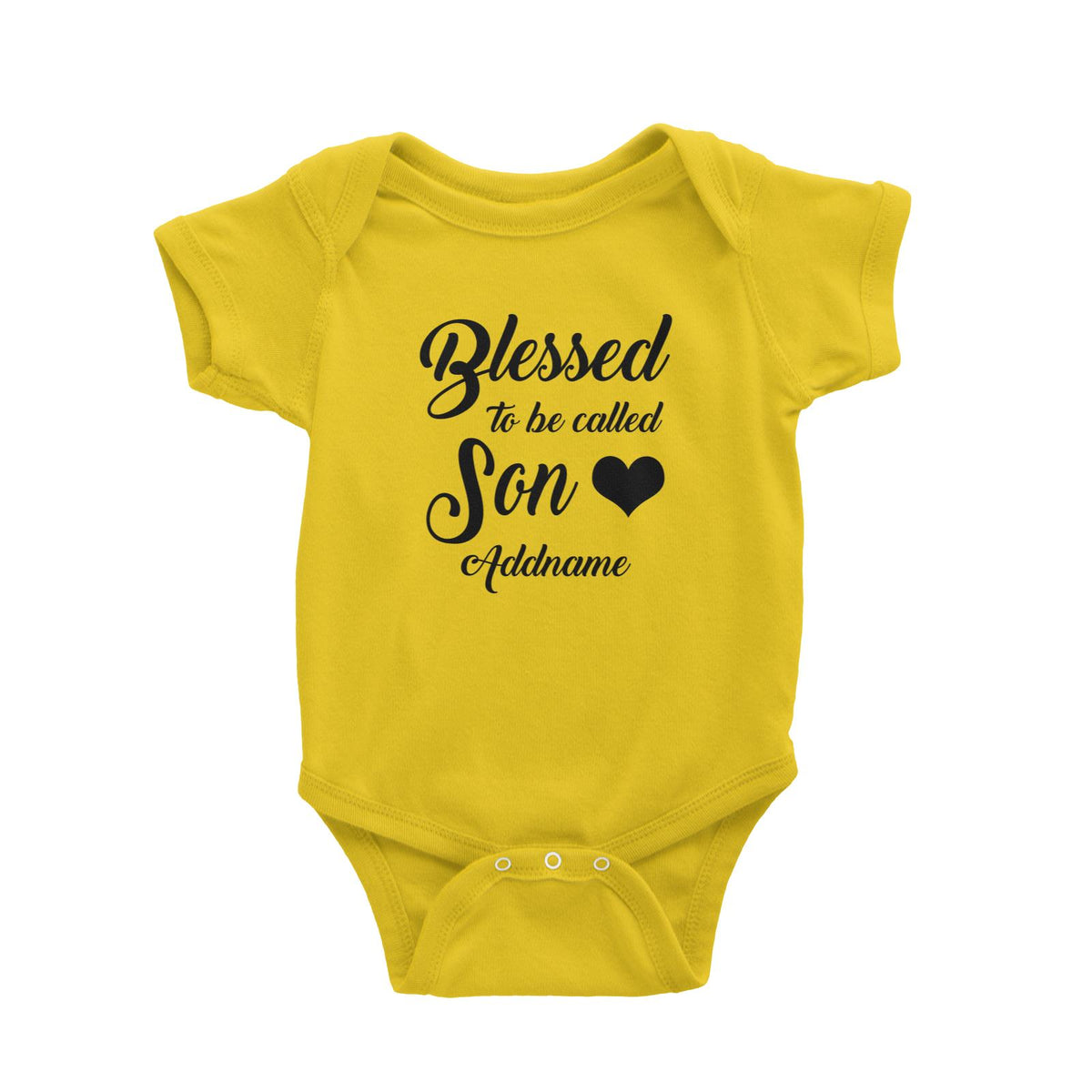 Blessed To Be Called Son Baby Romper