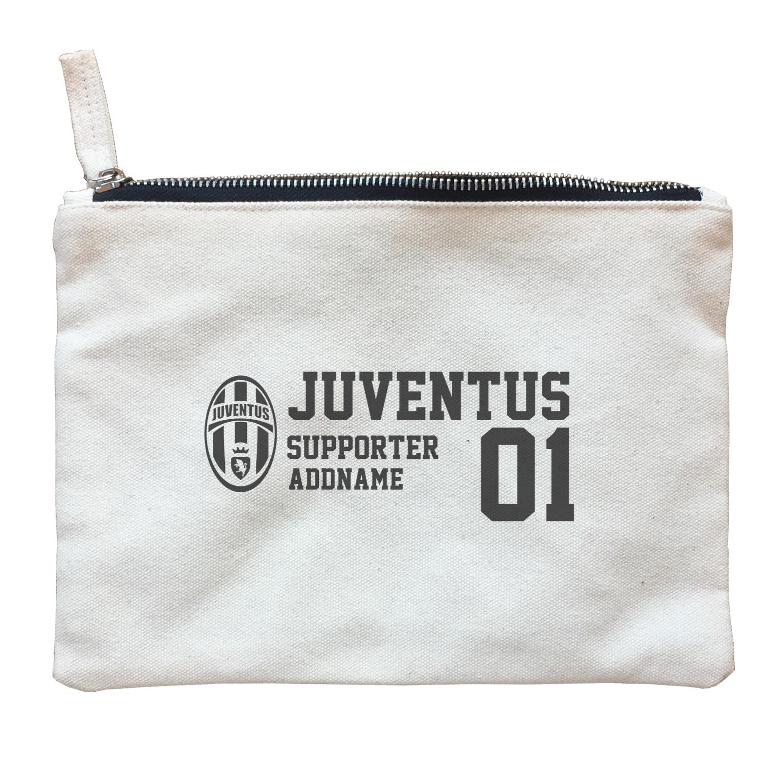 Juventus Football Supporter Accessories Addname Zipper Pouch