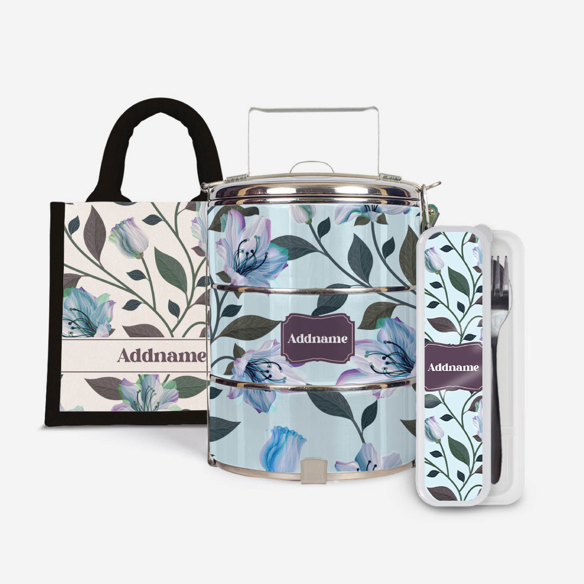 Classic Kesuma Series - Set Kasih Icy Blue