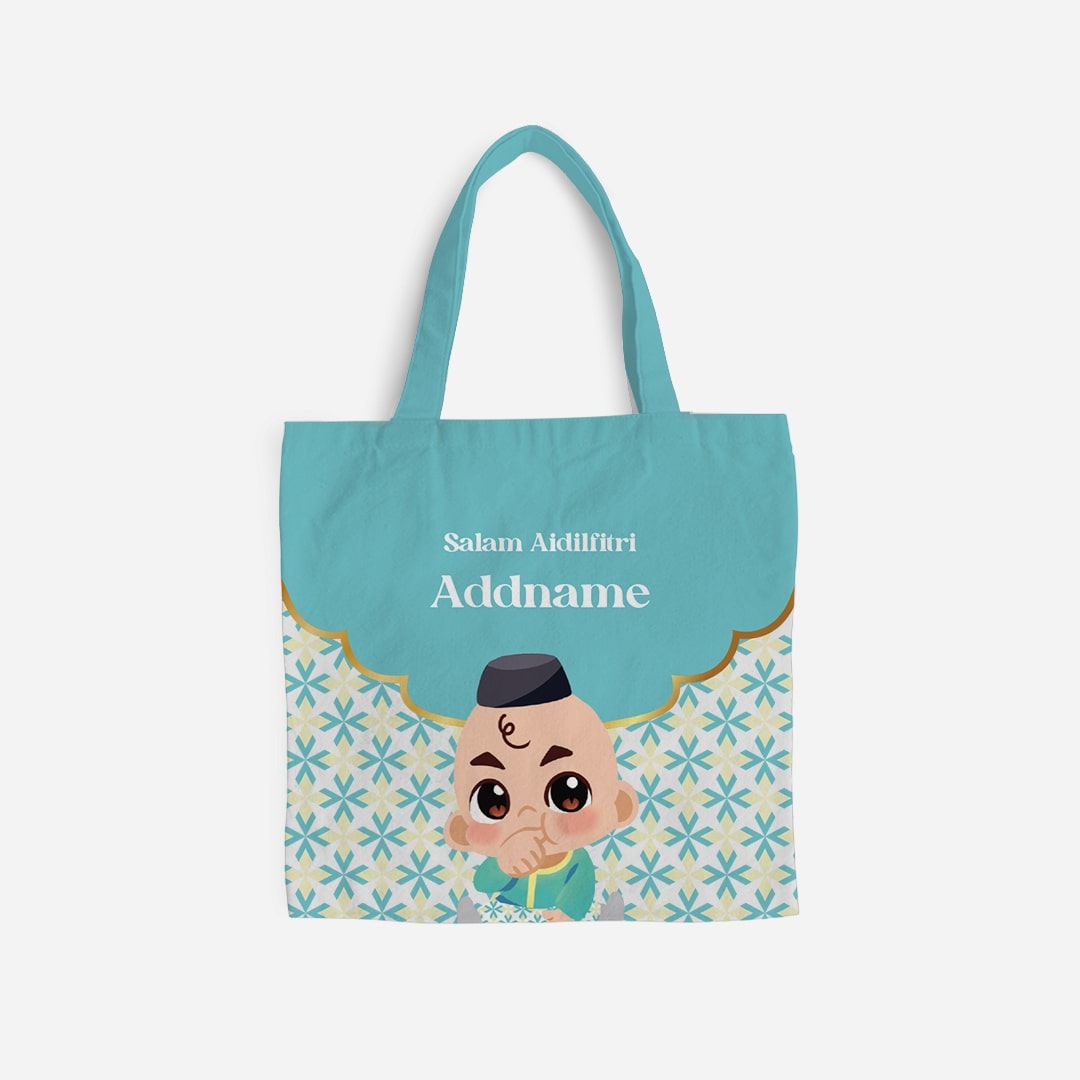 Seindah Lebaran Full Print Canvas Bag - Achu