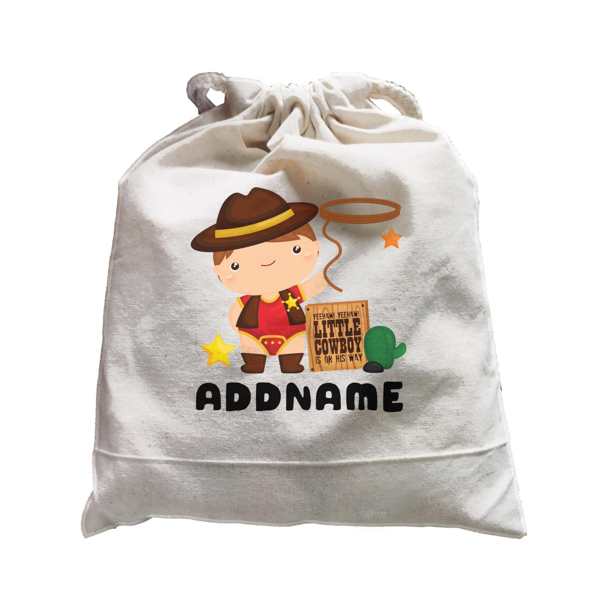 Birthday Cowboy Style Yeehaw Little Cowboy Is On His Way Addname Satchel