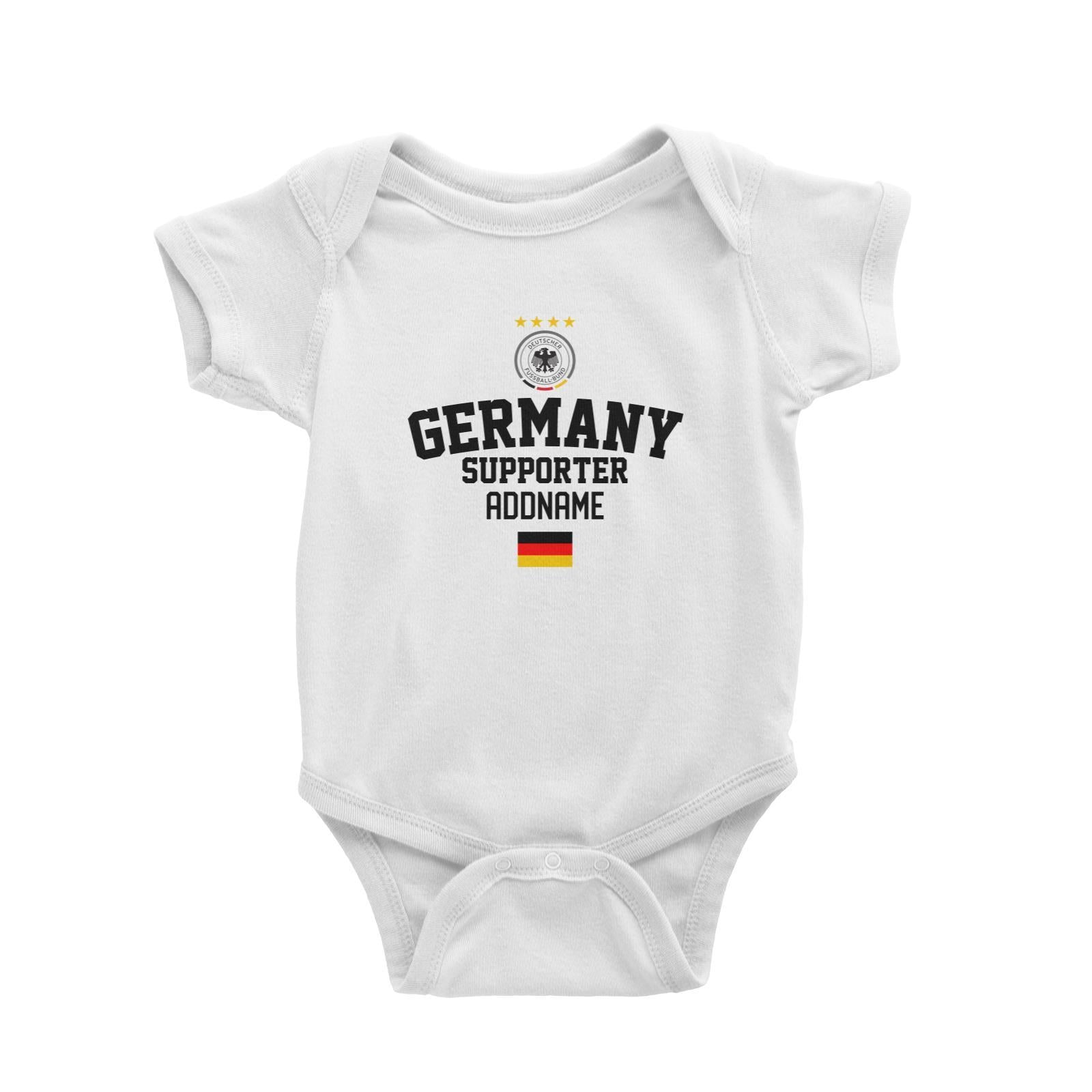 Germany Supporter World Cup Addname Baby Romper